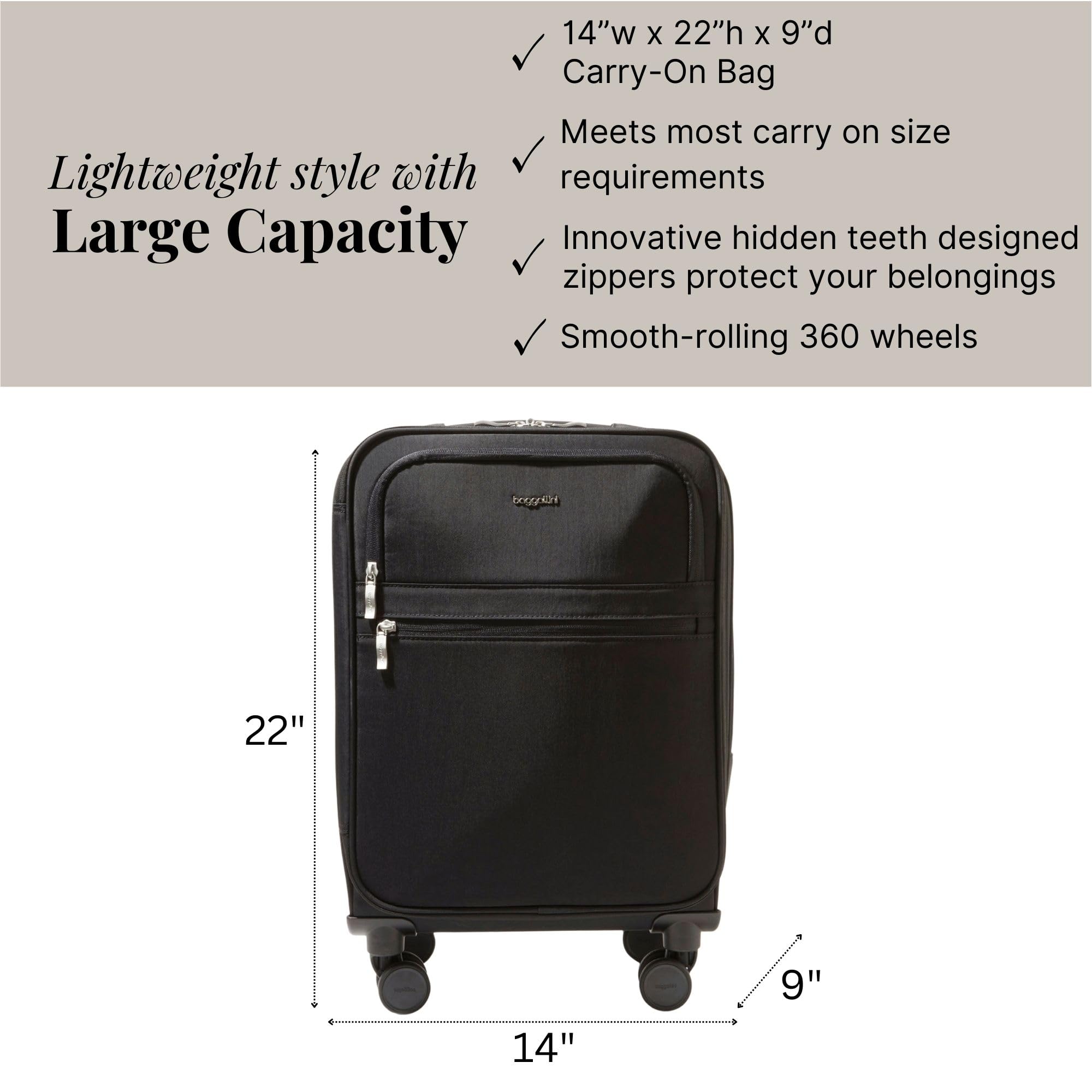 Baggallini 4 Wheel Carry-On - Image 5