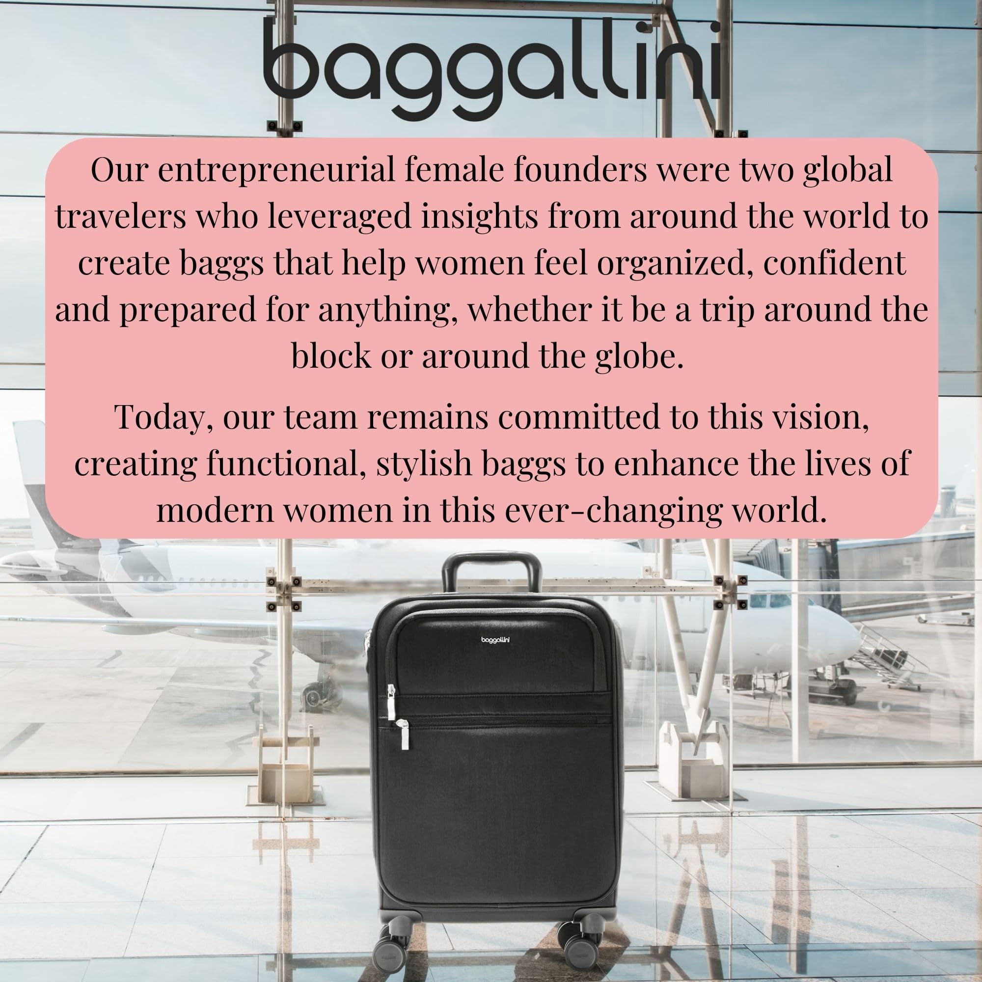 Baggallini 4 Wheel Carry-On - Image 8