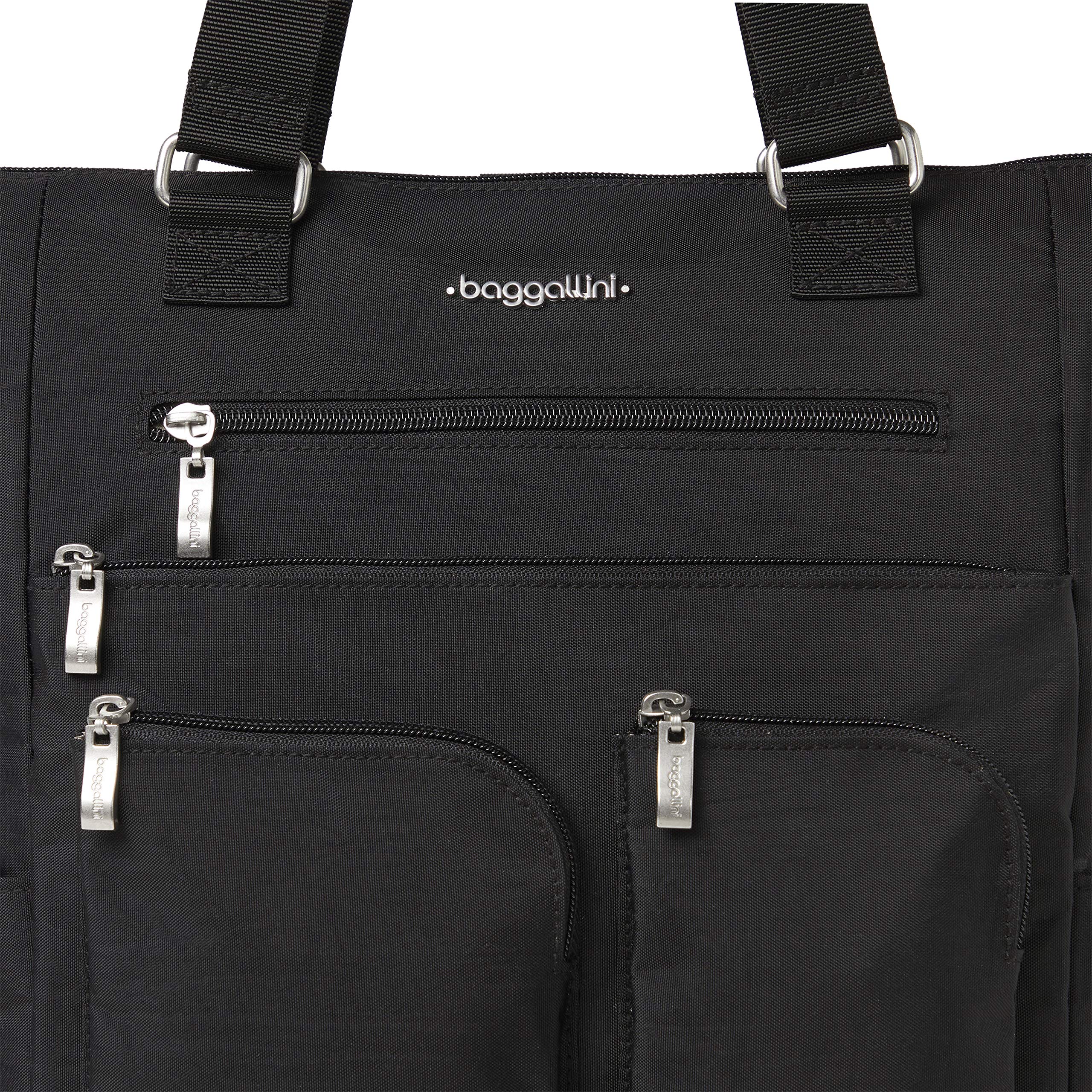 Baggallini All Set 3 in 1 Tote Backpack - 15"x10.5" Lightweight Travel Bag w/RFID Phone Wristlet - Image 11
