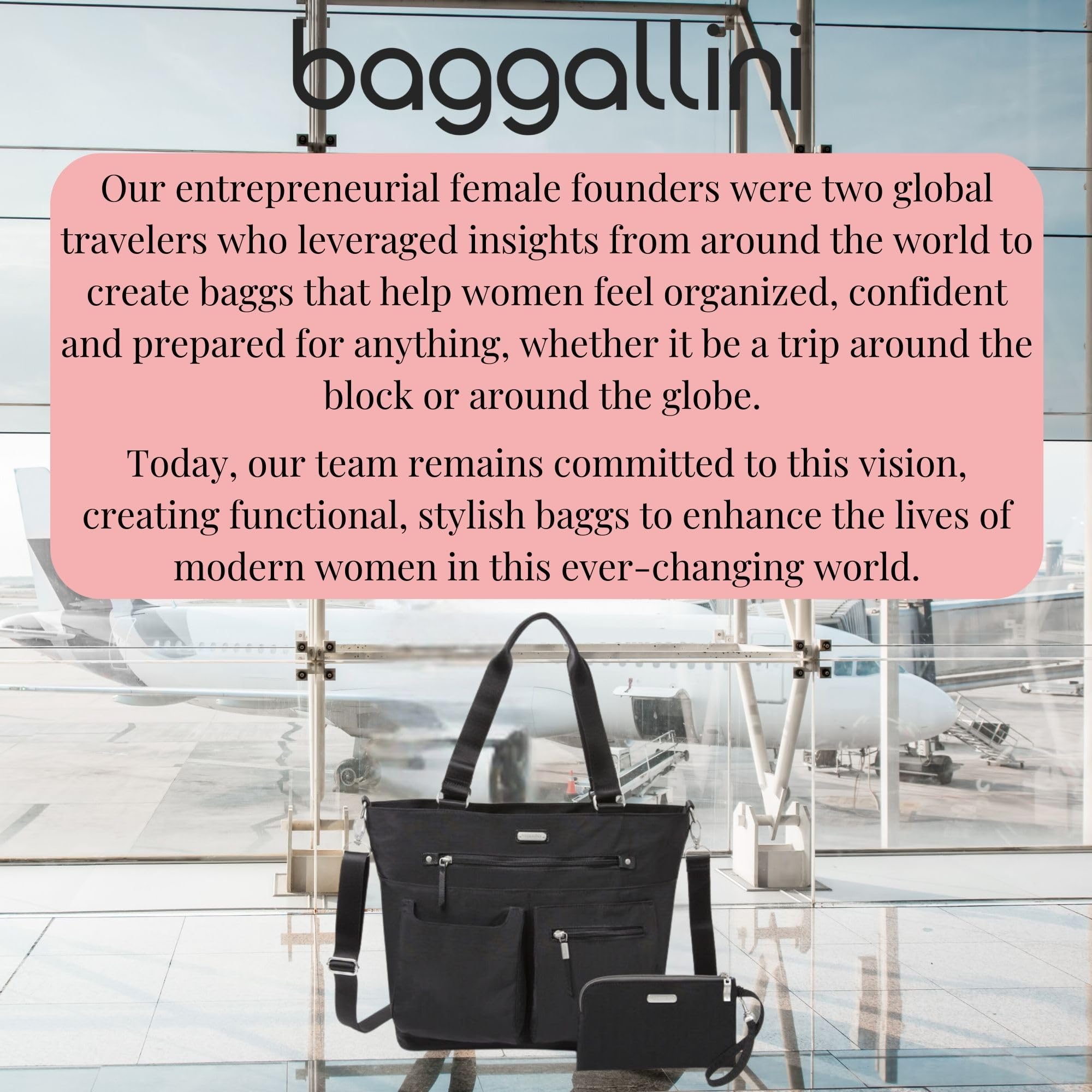 Baggallini Any Day Tote with RFID Phone Wristlet - Image 6