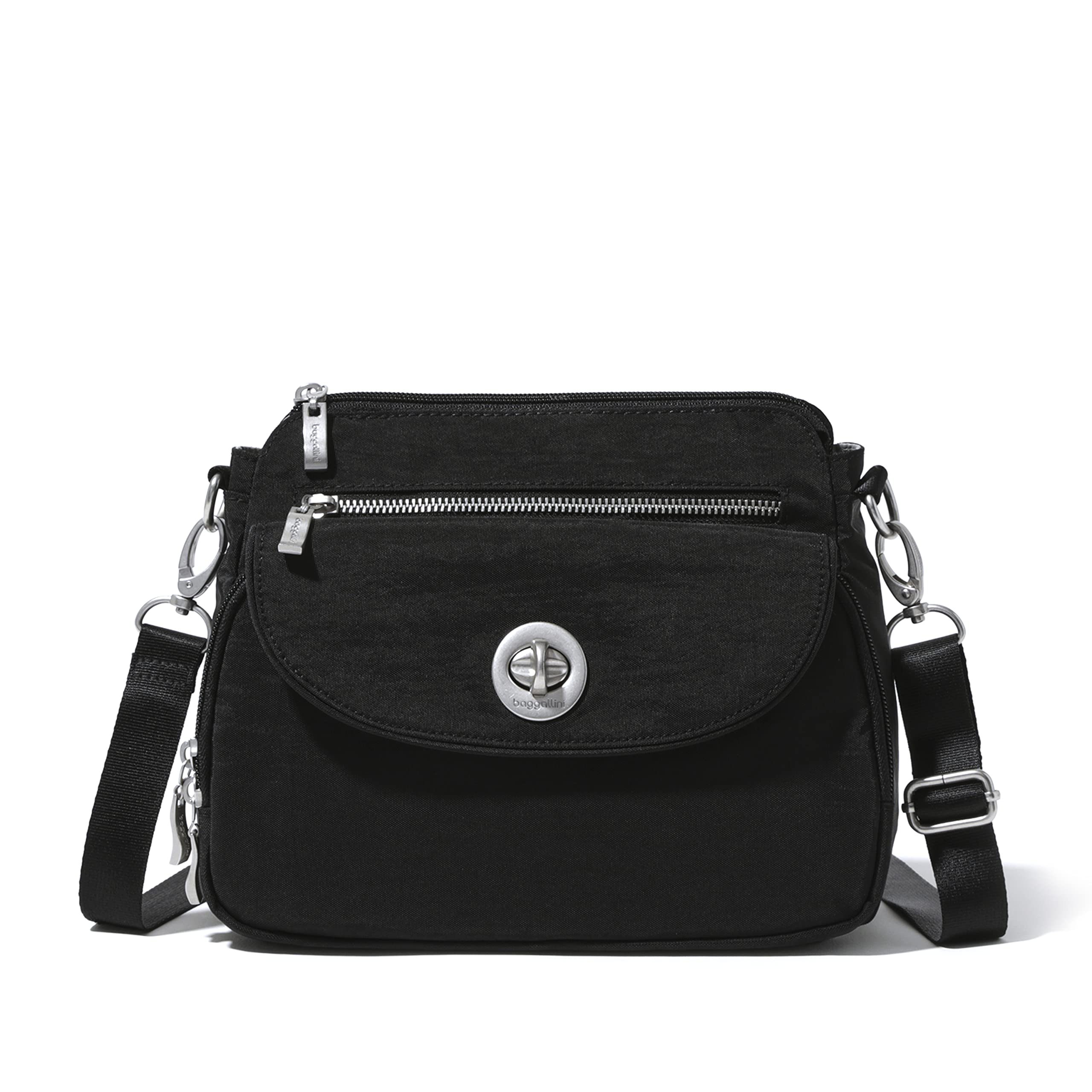 Baggallini Calais Crossbody Bags for Women 10x7 Lightweight Water-Resistant Travel Purse, RFID & Interior Organization