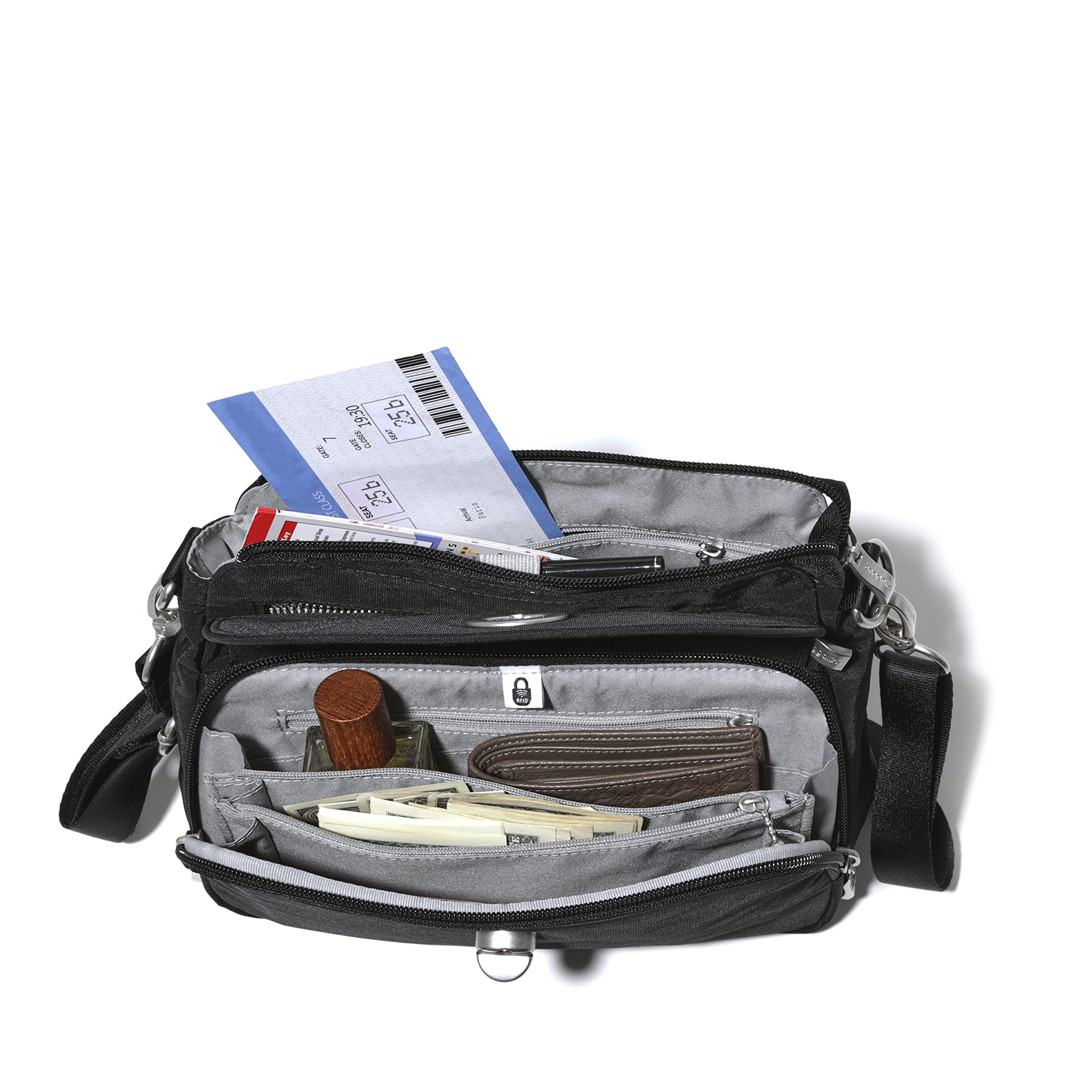 Baggallini Calais Crossbody Bags for Women 10x7 Lightweight Water-Resistant Travel Purse, RFID & Interior Organization - Image 11