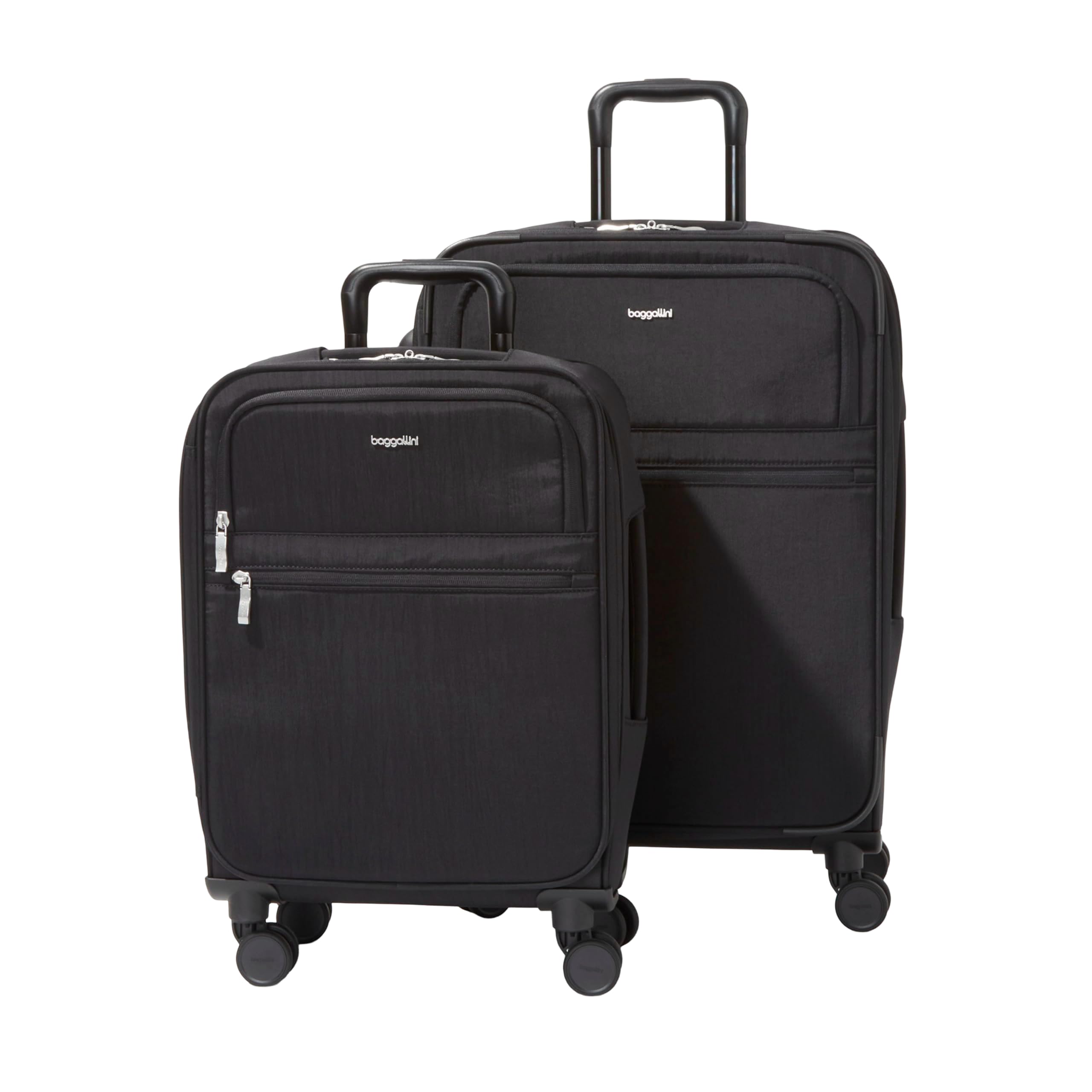 Baggallini Carry-On and Large Checked Luggage Bundle - Lightweight Luggage Set