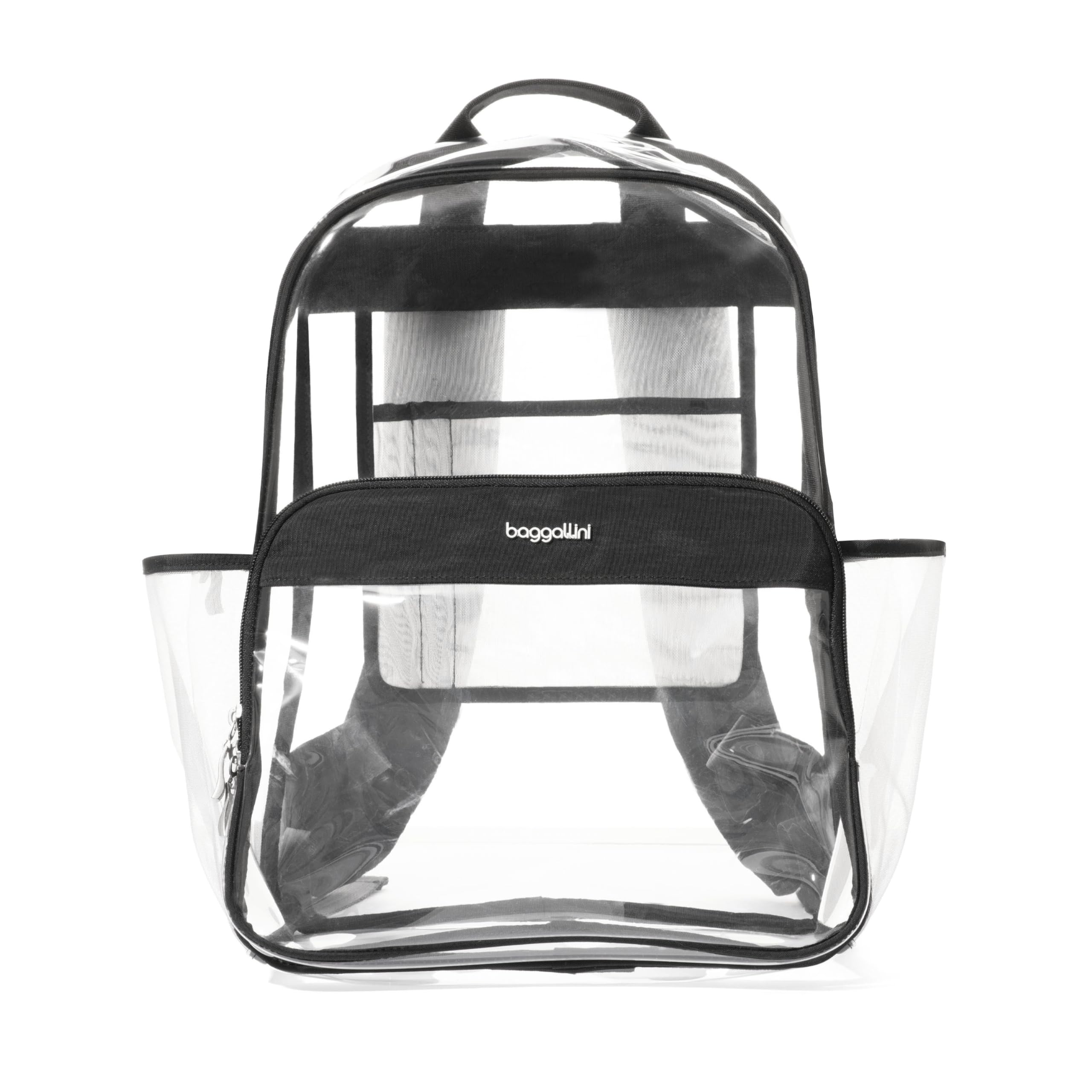 Baggallini Clear Backpack - Lightweight Large 11.5x 15.5x 6 Inch Clear Bag