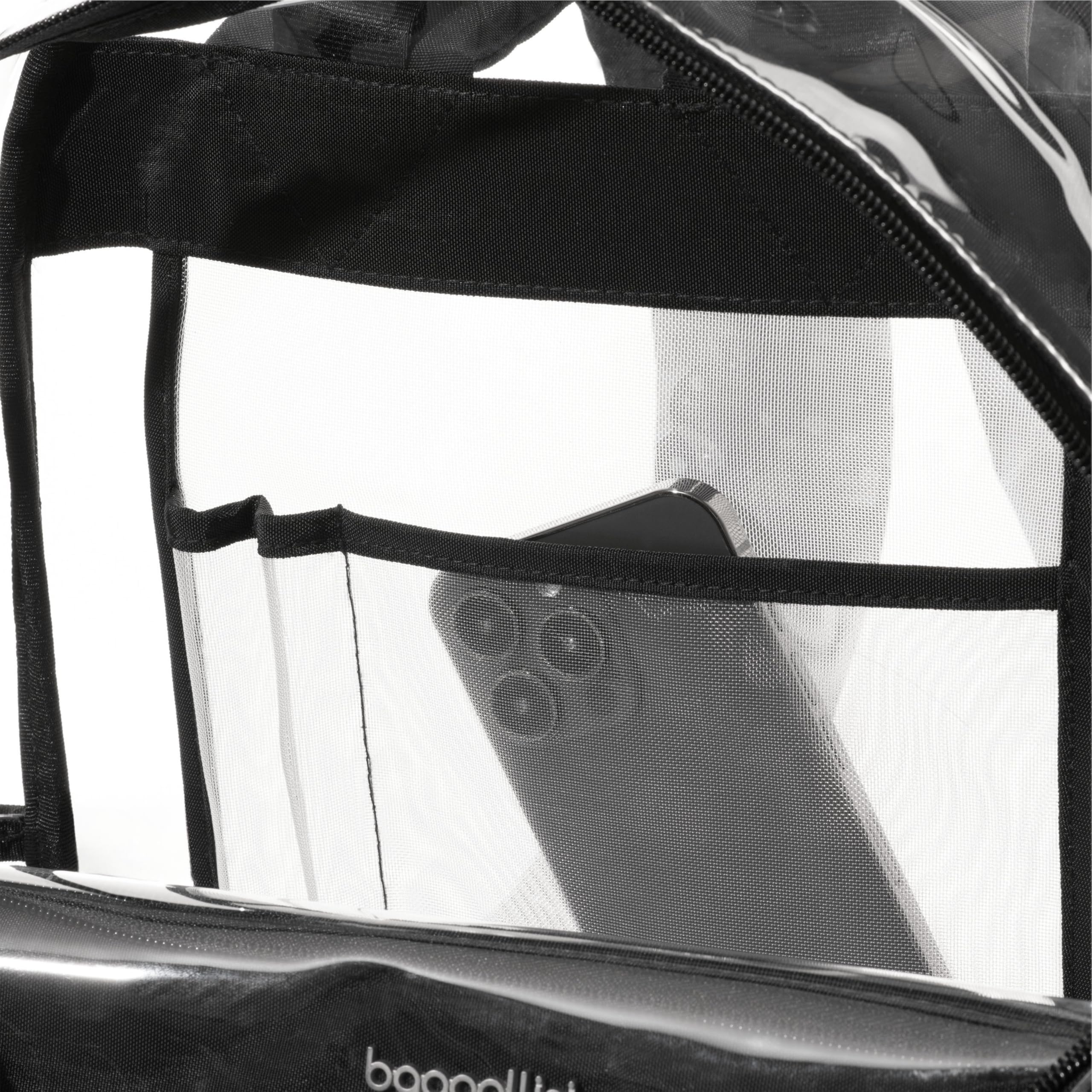 Baggallini Clear Backpack - Lightweight Large 11.5x 15.5x 6 Inch Clear Bag - Image 4