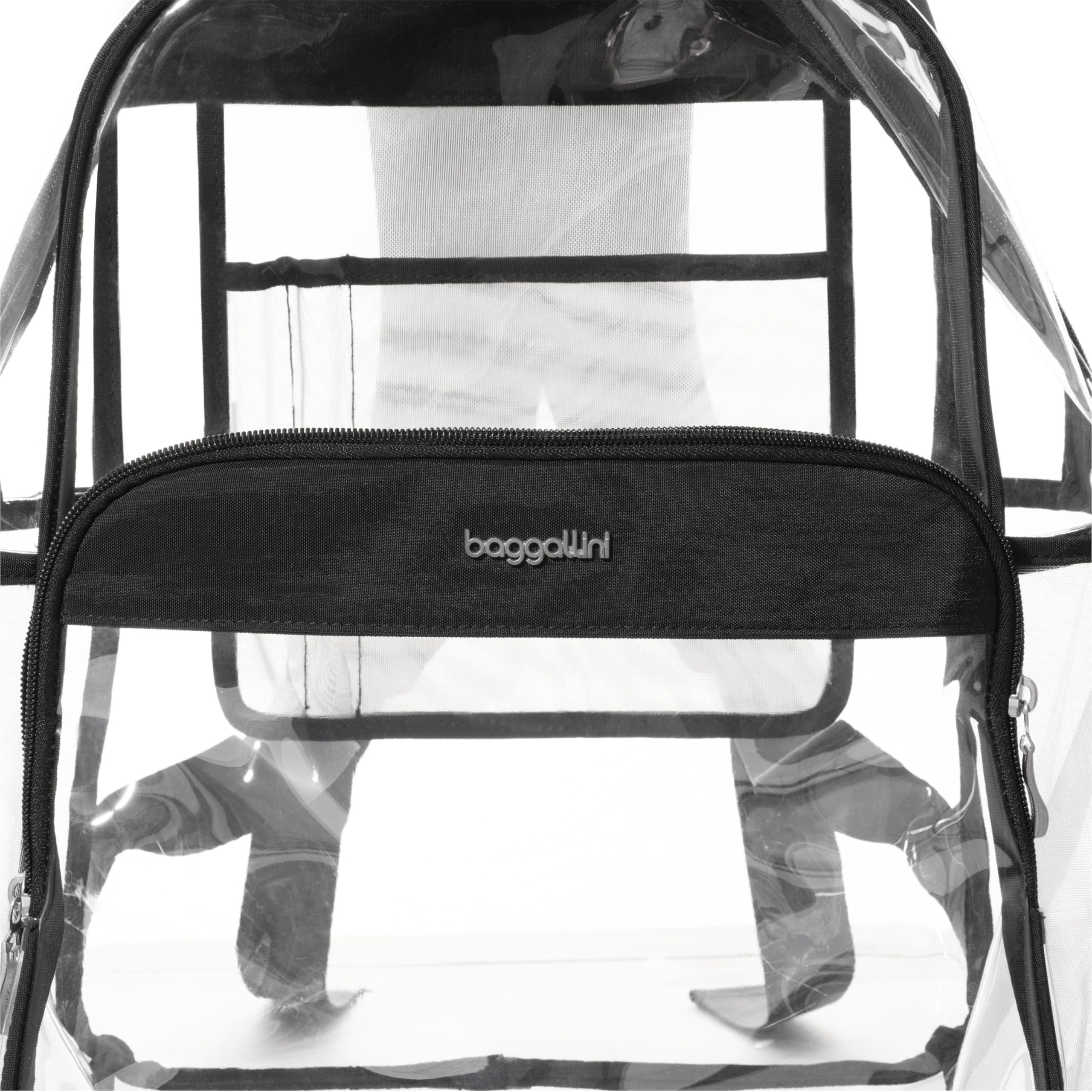 Baggallini Clear Backpack - Lightweight Large 11.5x 15.5x 6 Inch Clear Bag - Image 6