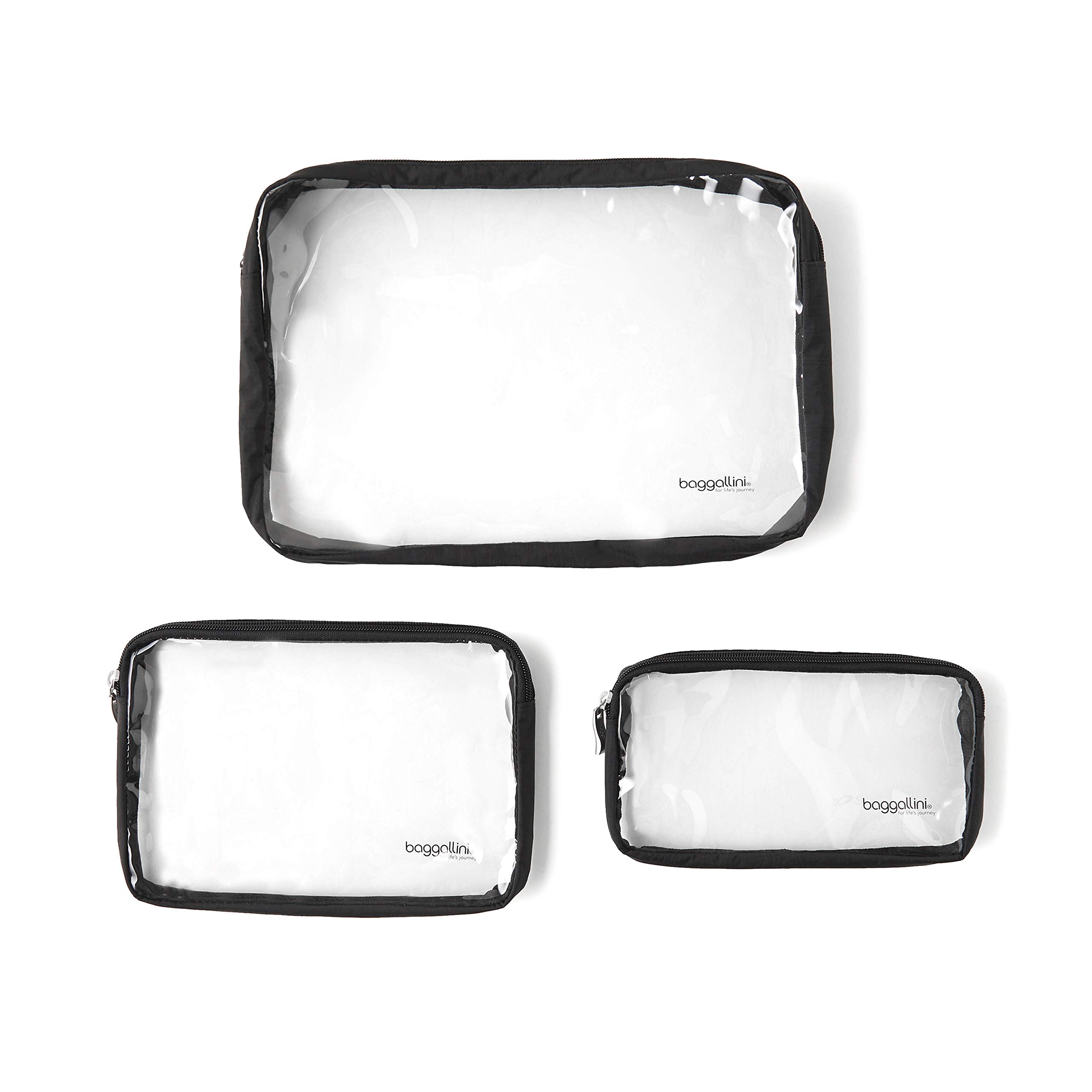 Baggallini Clear Travel Pouches