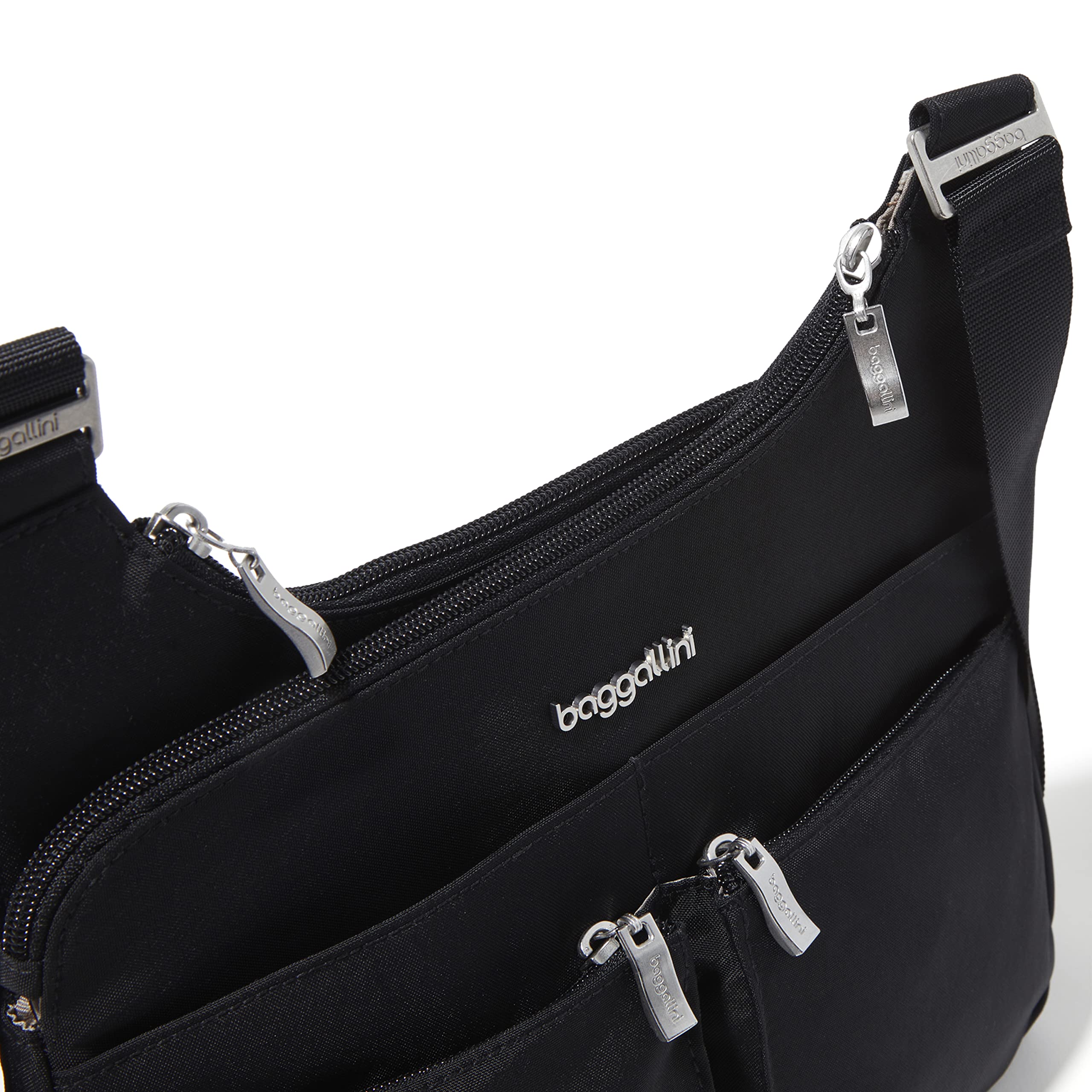 Baggallini Crossbody Travel Bag 11x8.5 Lightweight Water-resistant Nylon Handbag - Image 12