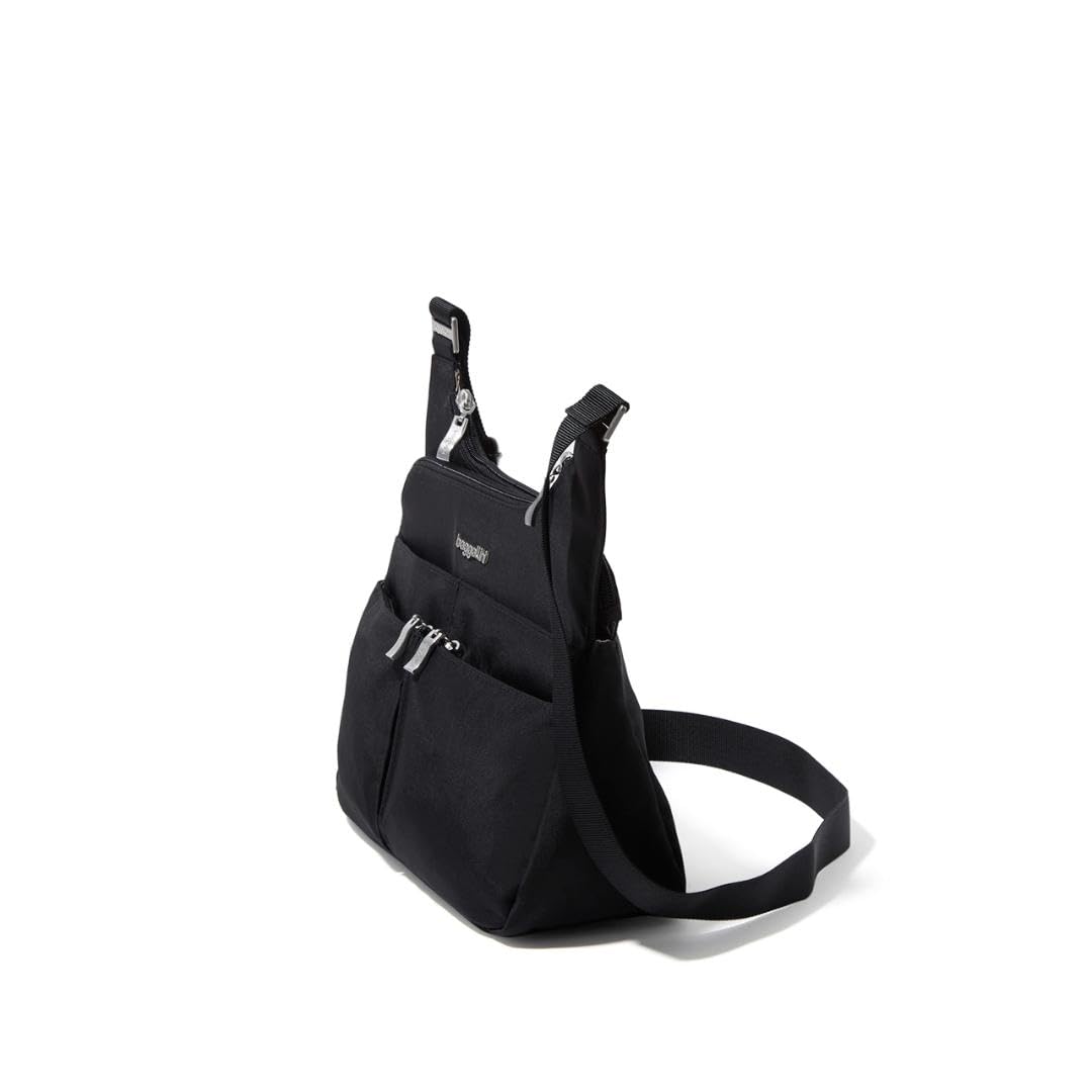 Baggallini Crossbody Travel Bag 11x8.5 Lightweight Water-resistant Nylon Handbag - Image 7