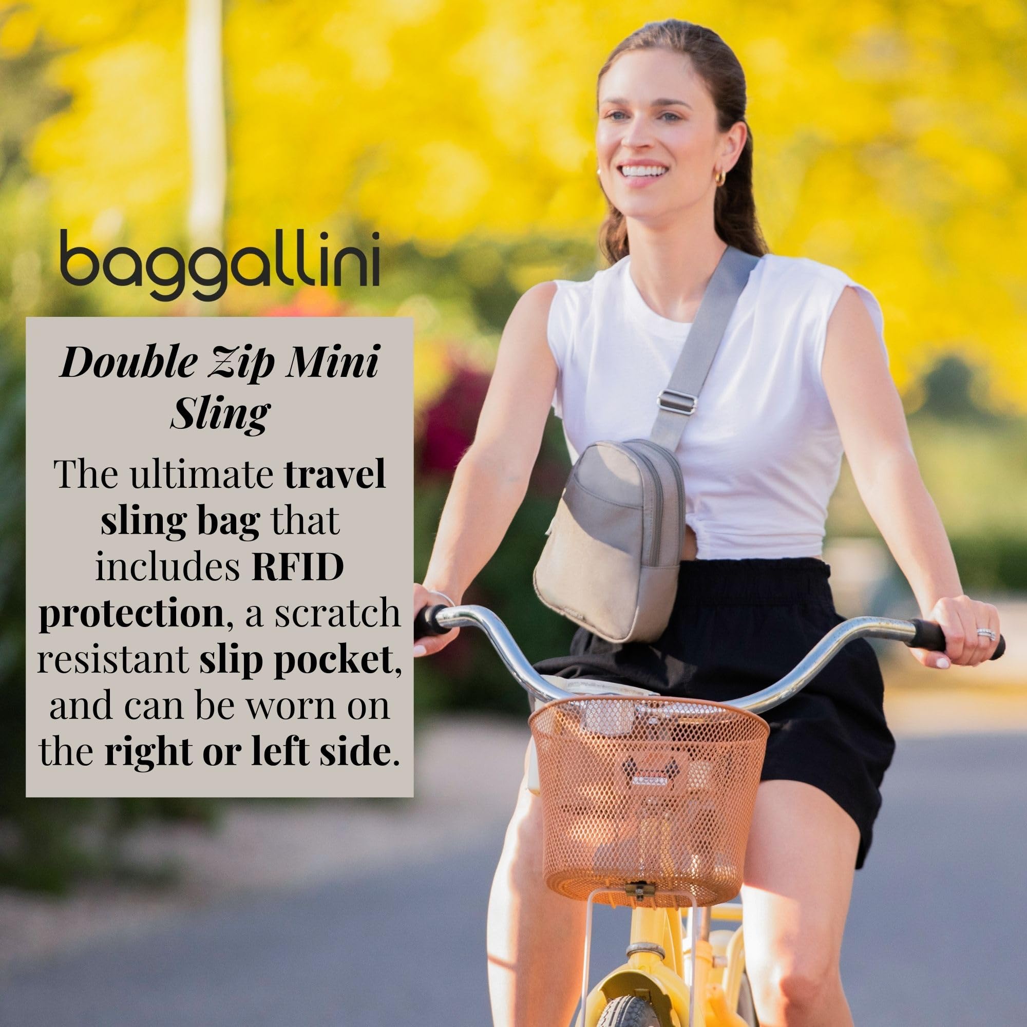 Baggallini Double Zip Mini Sling - Image 2
