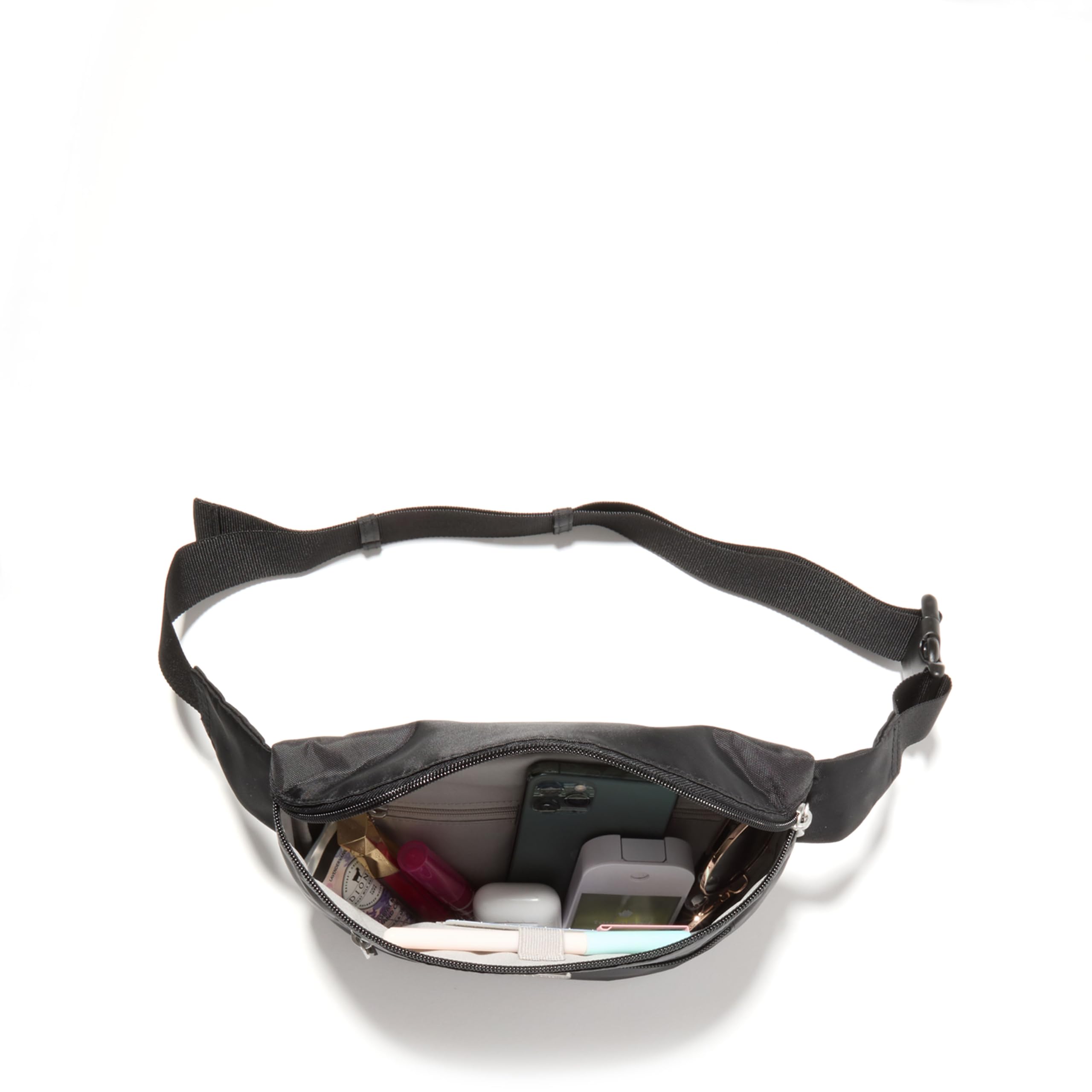 Baggallini Essential Belt Bag - 19x6" Crossbody Fanny Pack Waist Pack w/RFID & Adjustable Strap - Image 7