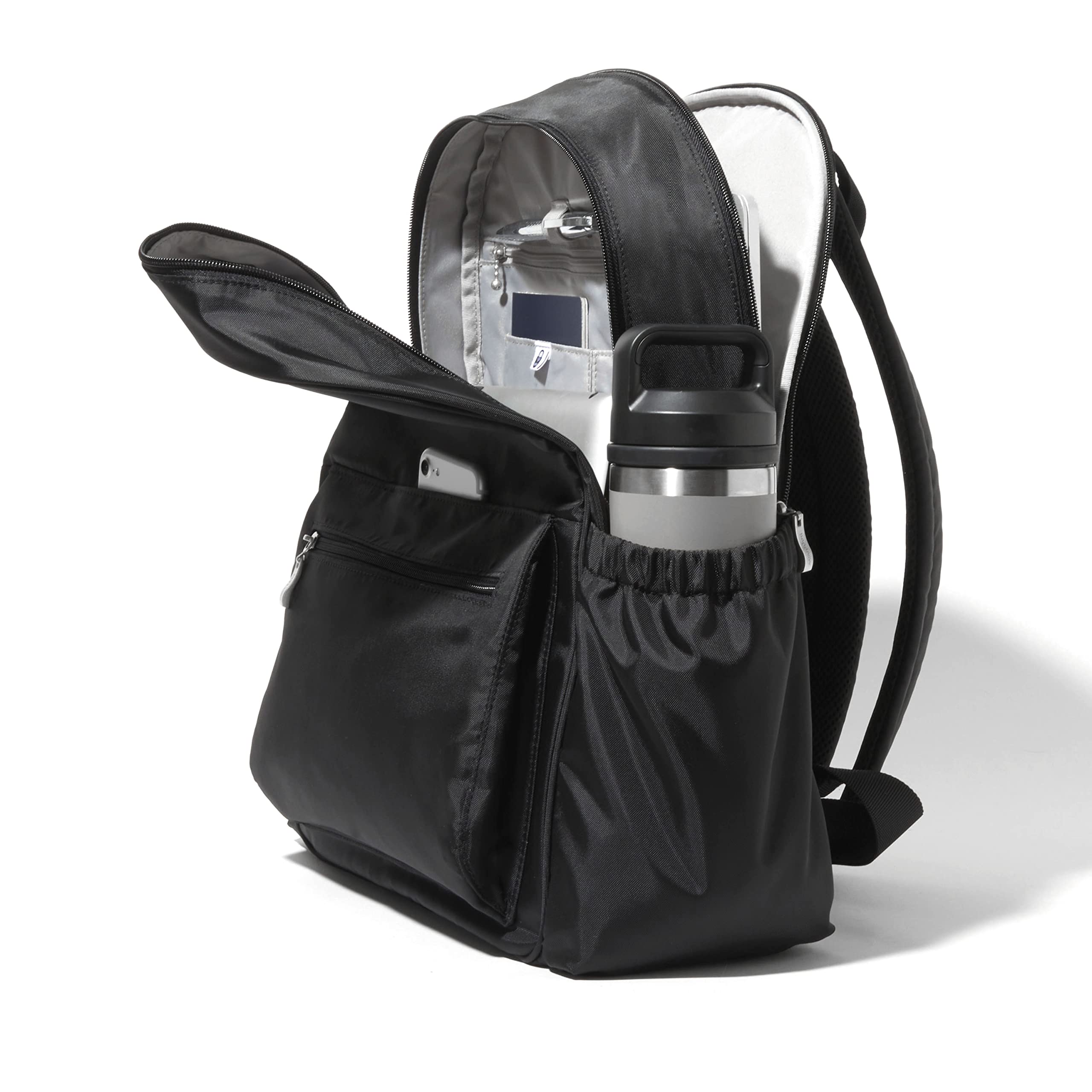 Baggallini Essential Laptop Backpack - 16x12 Inch Travel Backpack with 16" Laptop Sleeve - Lightweight Luggage Backpack - Image 6