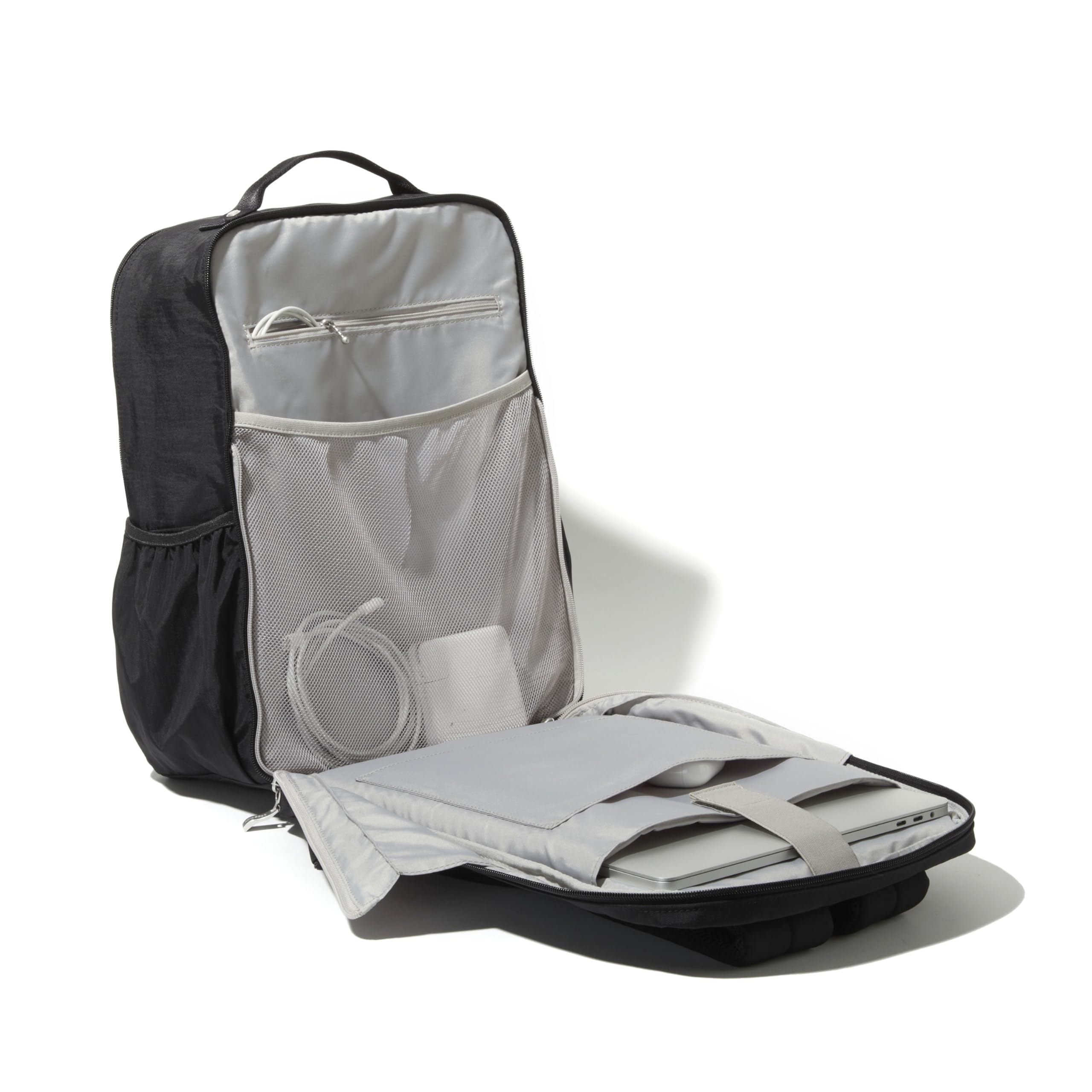 Baggallini Everyday Laptop Backpack - 11x15.5 Lightweight Water-Repellent Nylon Travel Bag w/Padded Laptop Sleeve & RFID - Image 12