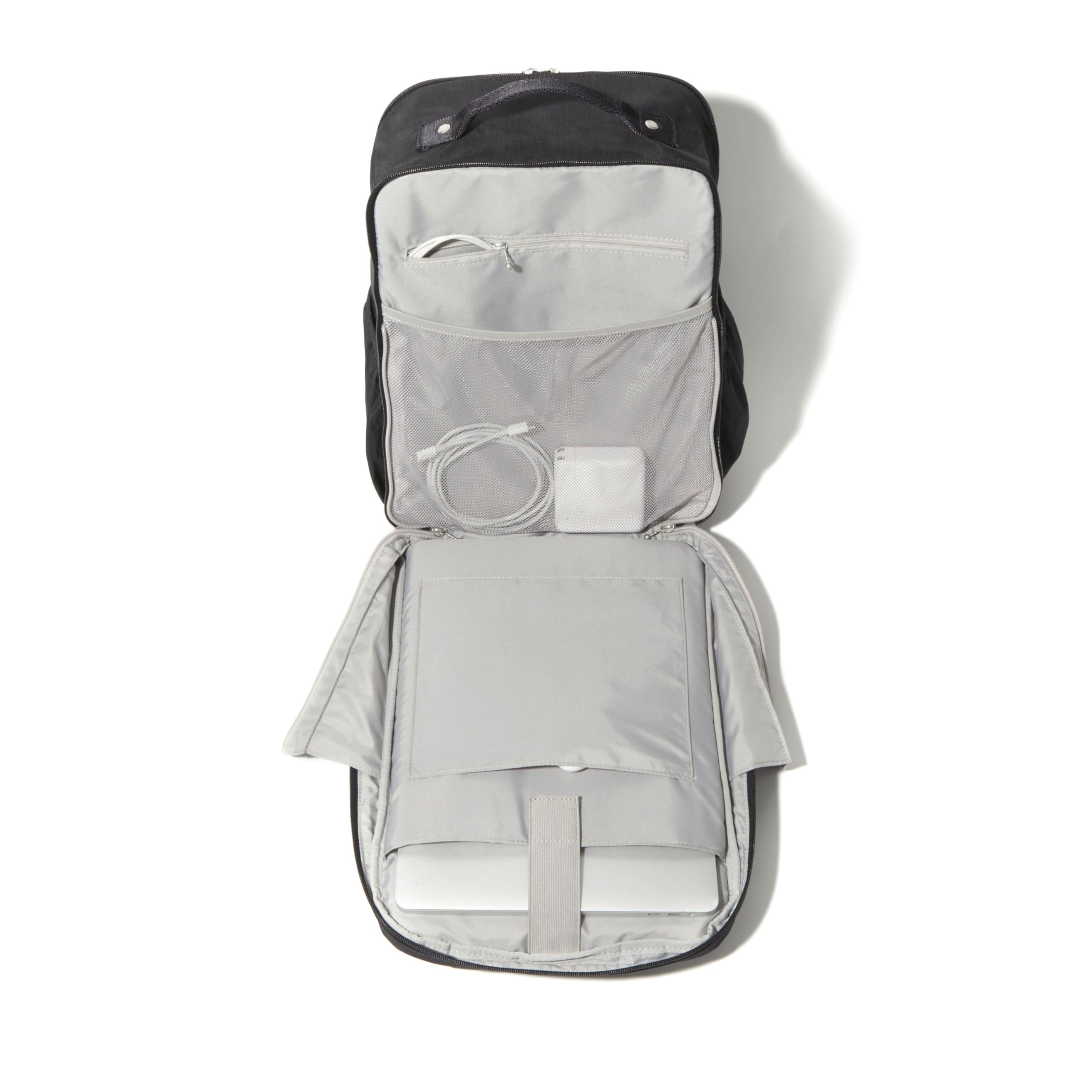 Baggallini Everyday Laptop Backpack - 11x15.5 Lightweight Water-Repellent Nylon Travel Bag w/Padded Laptop Sleeve & RFID - Image 13