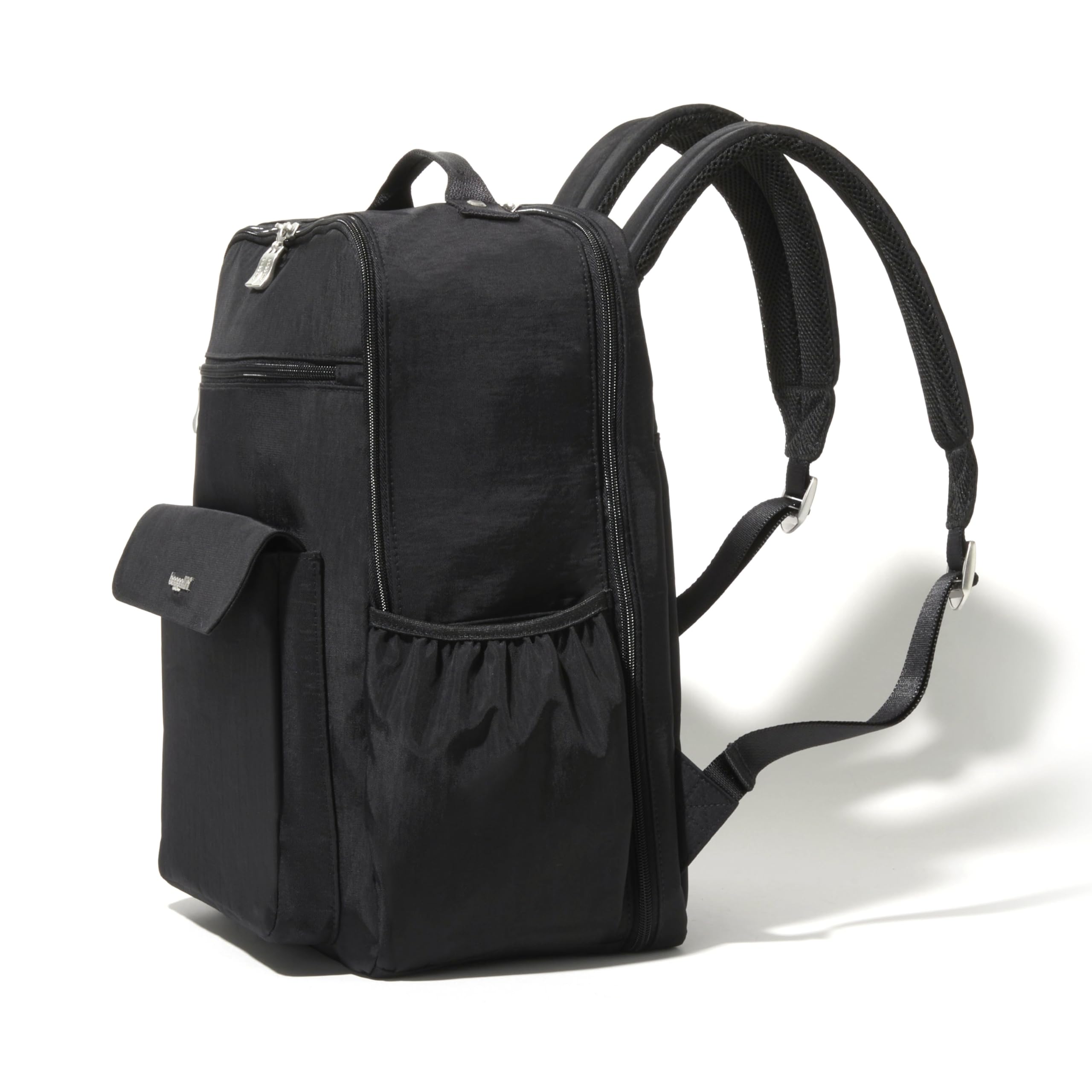 Baggallini Everyday Laptop Backpack - 11x15.5 Lightweight Water-Repellent Nylon Travel Bag w/Padded Laptop Sleeve & RFID - Image 6