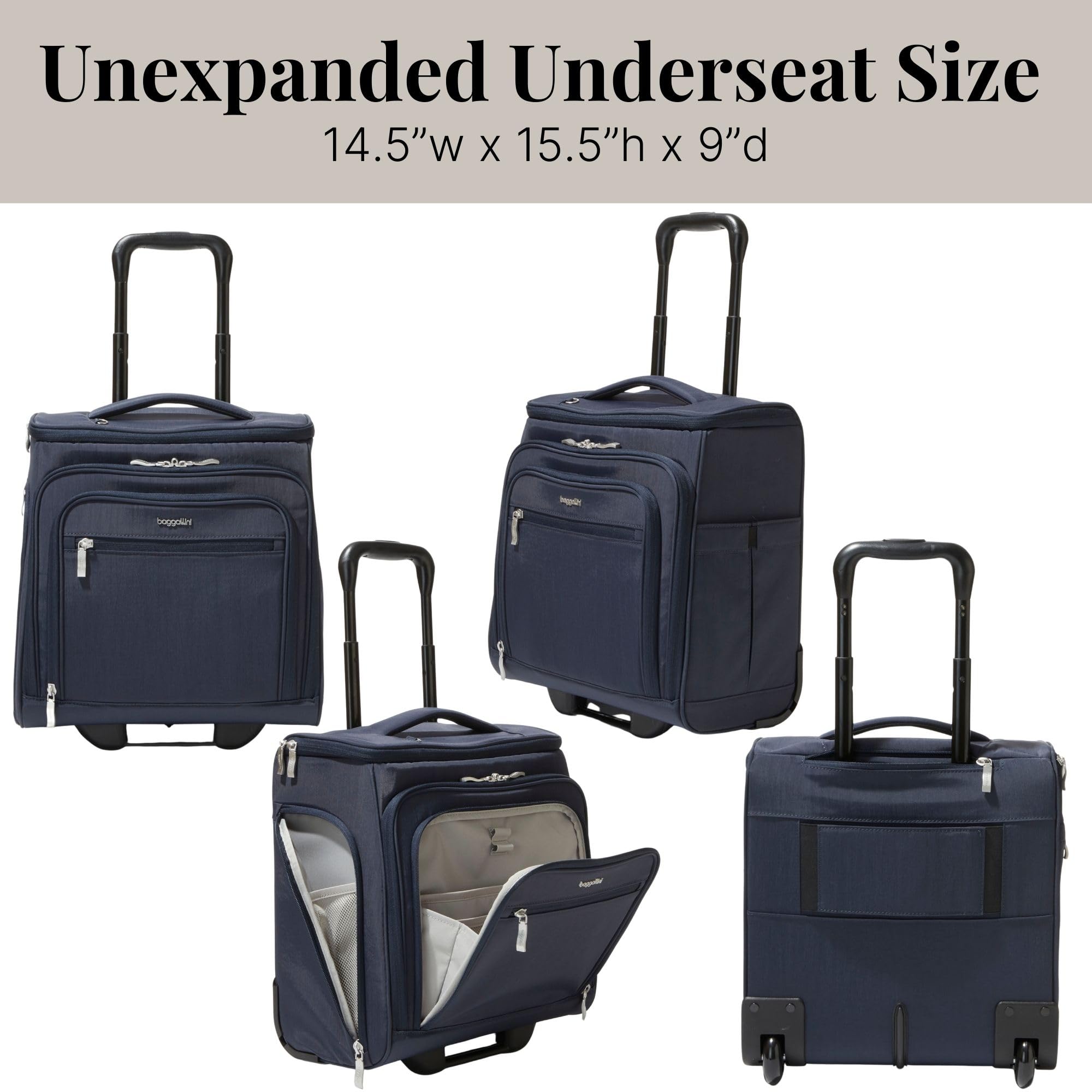 Baggallini Expandable Underseat Carry-On - Image 4