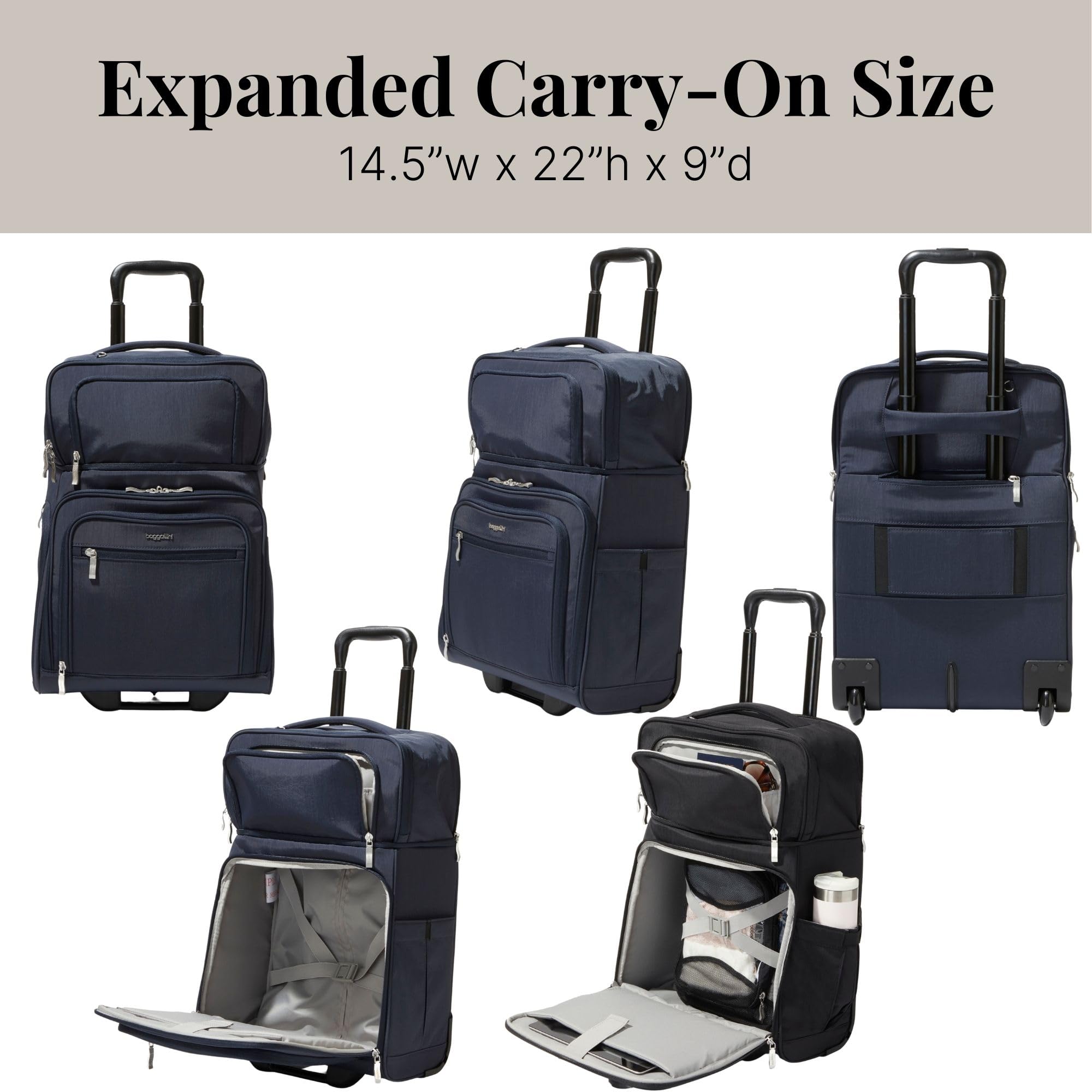 Baggallini Expandable Underseat Carry-On - Image 5