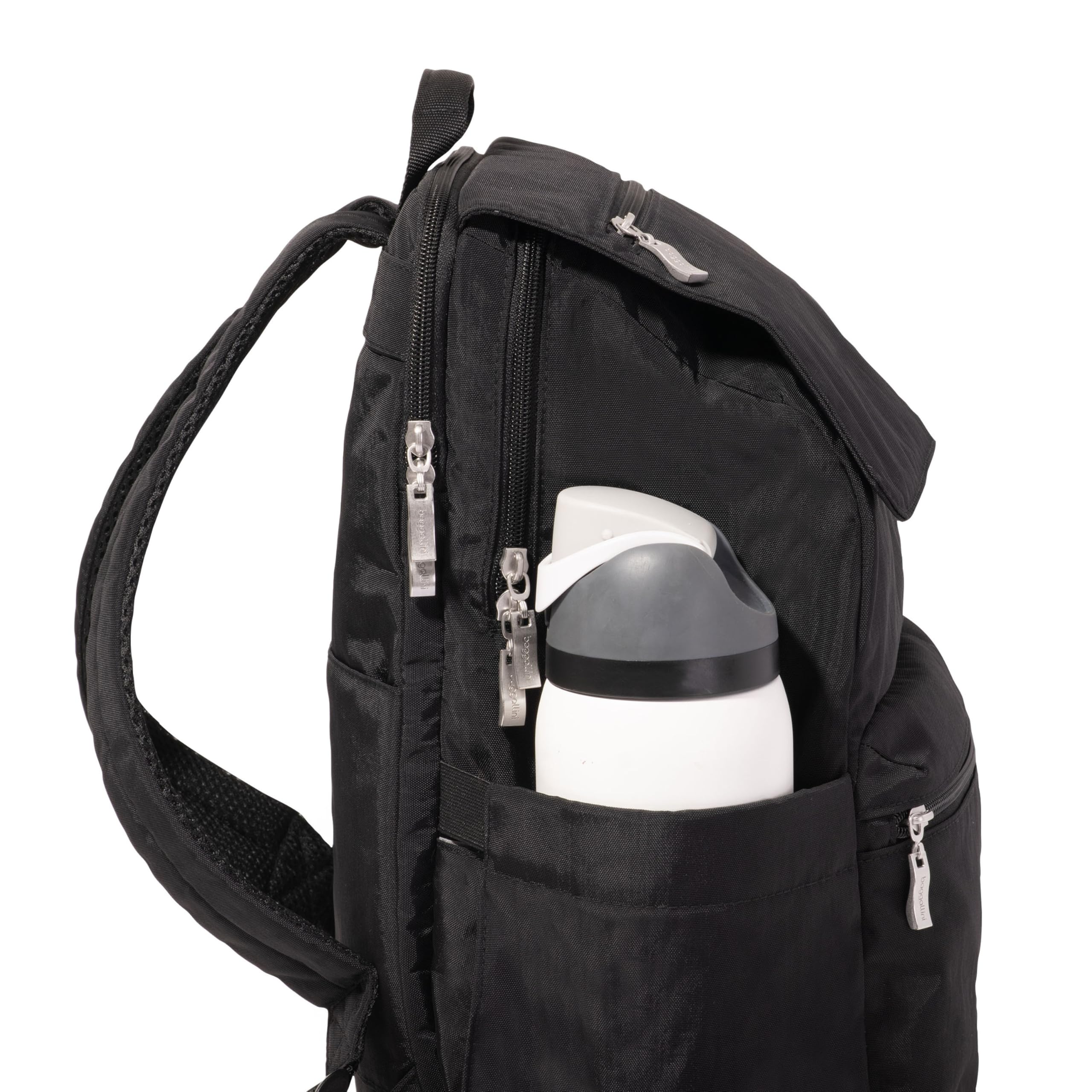 Baggallini Flap Laptop Backpack - 15"x11" Lightweight Work Travel Bag w/Luggage Sleeve & RFID - Image 11