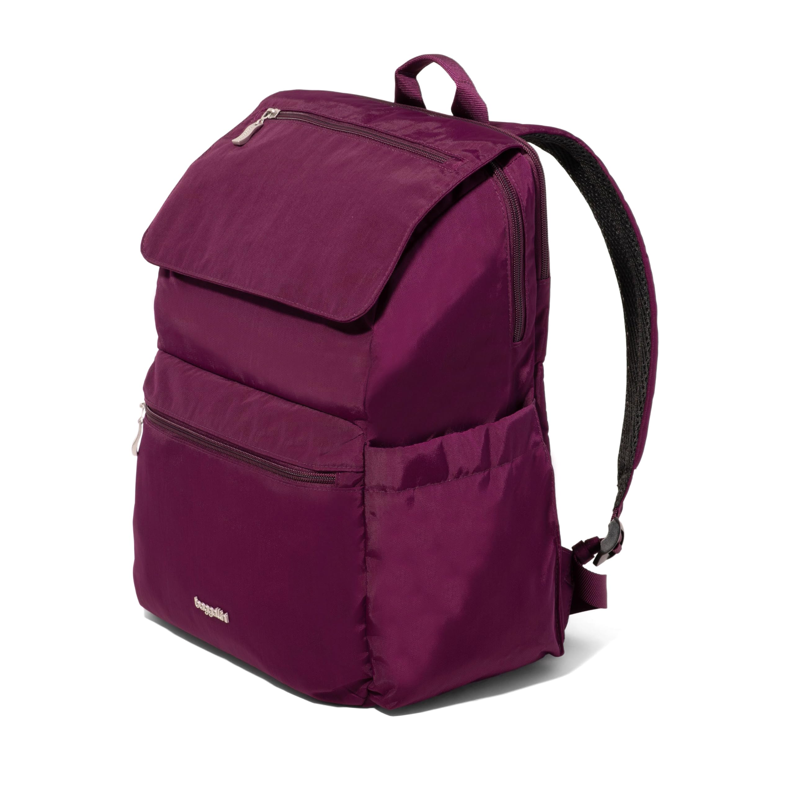 Baggallini Flap Laptop Backpack - 15"x11" Lightweight Work Travel Bag w/Luggage Sleeve & RFID - Image 5