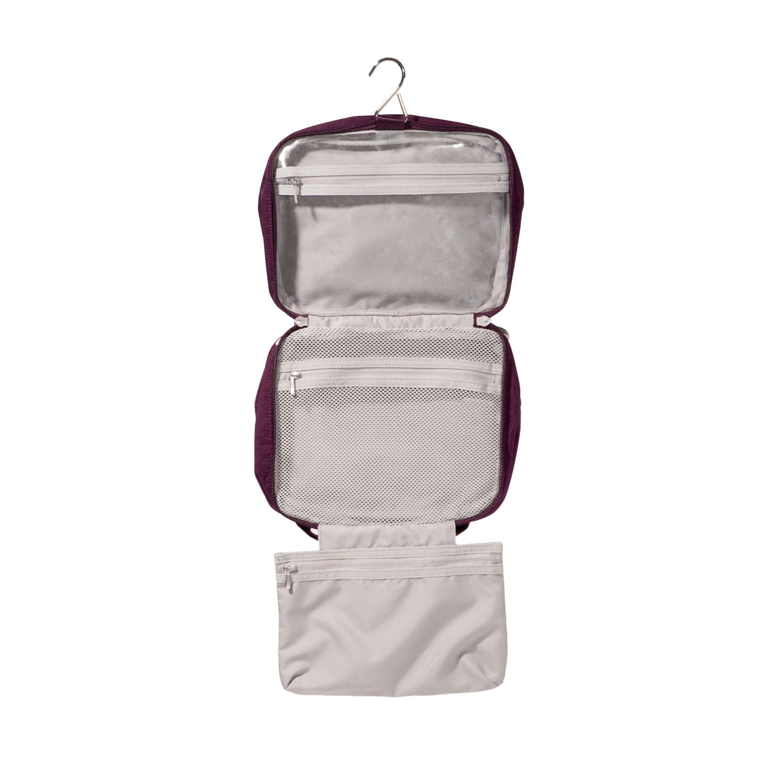 Baggallini Hanging Travel Toiletry Kit - Lightweight 6x10 Inch Makeup Bag - Image 9