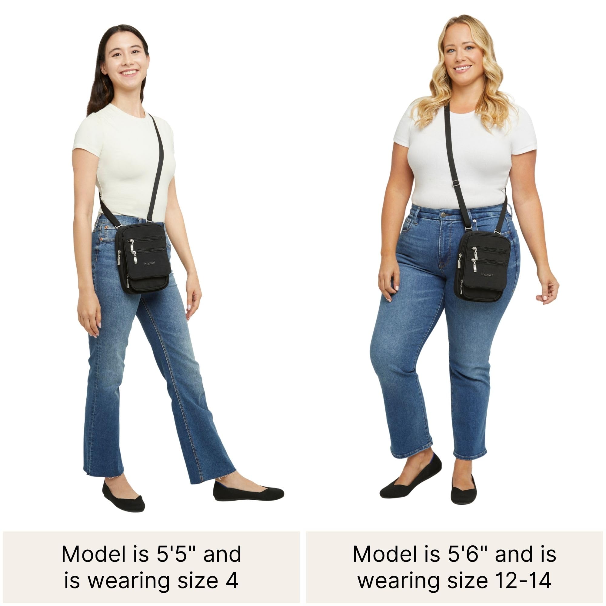 Baggallini Journey Crossbody Bags for Women 9x6 Small Lightweight Travel Handbag W/RFID - Image 6