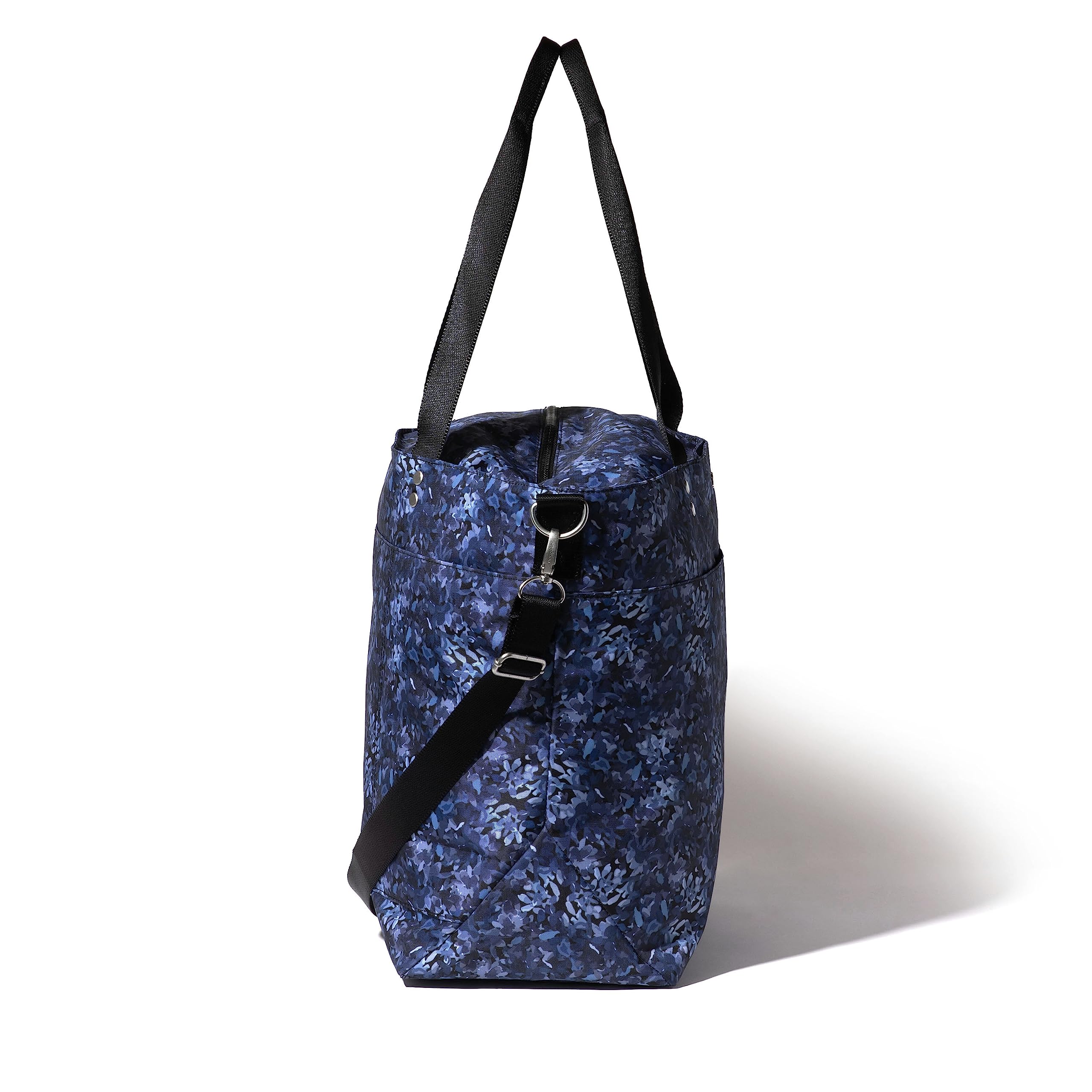 Baggallini Large Carryall Tote - Lightweight Nylon Zipper Top Weekender Travel Beach Bag w/Luggage Sleeve - Image 14