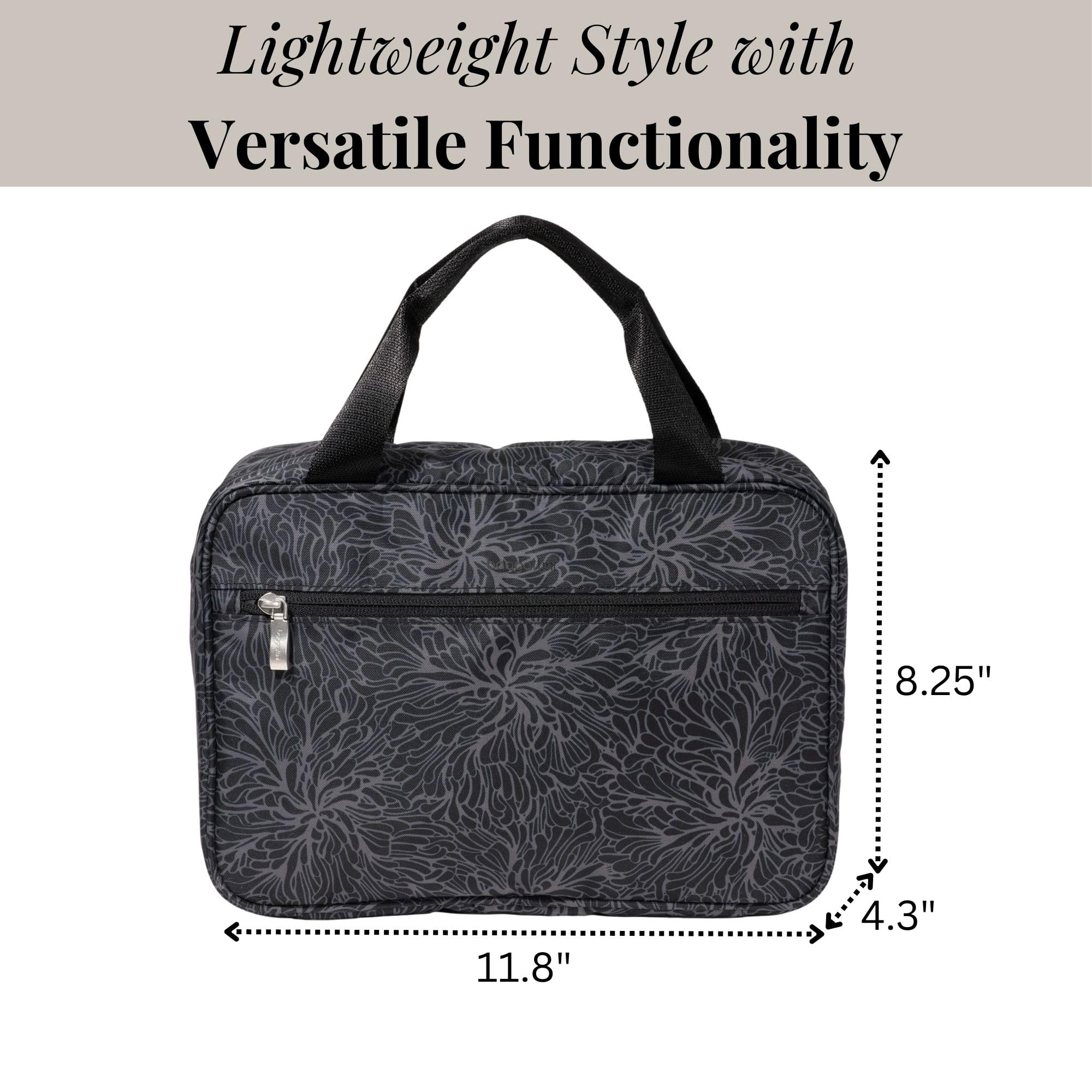 Baggallini Large Hanging Travel Toiletry Kit - Lightweight 8x11 Inch Makeup Bag - Image 3