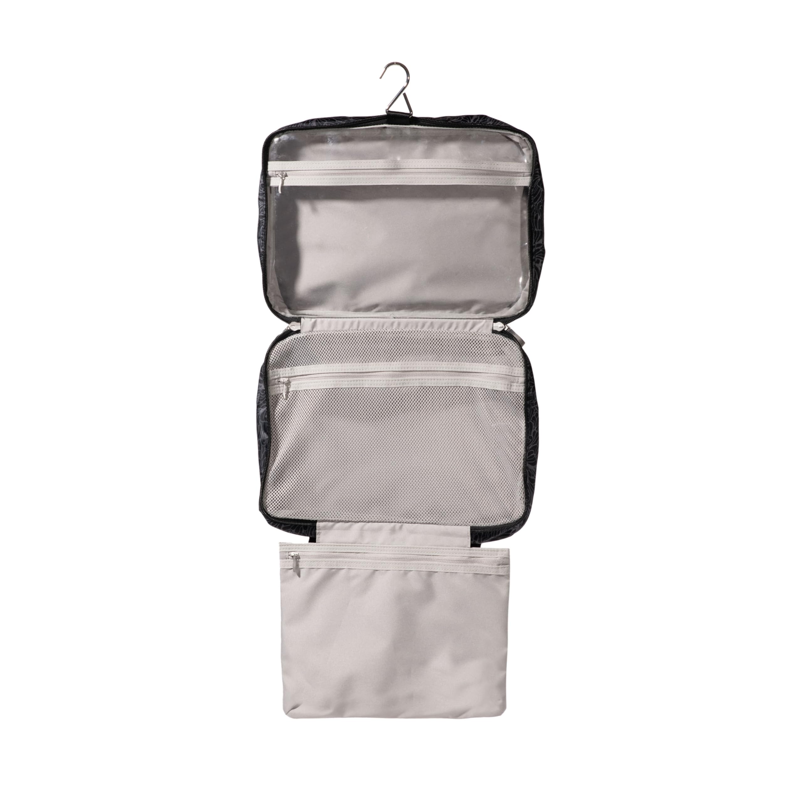 Baggallini Large Hanging Travel Toiletry Kit - Lightweight 8x11 Inch Makeup Bag - Image 8