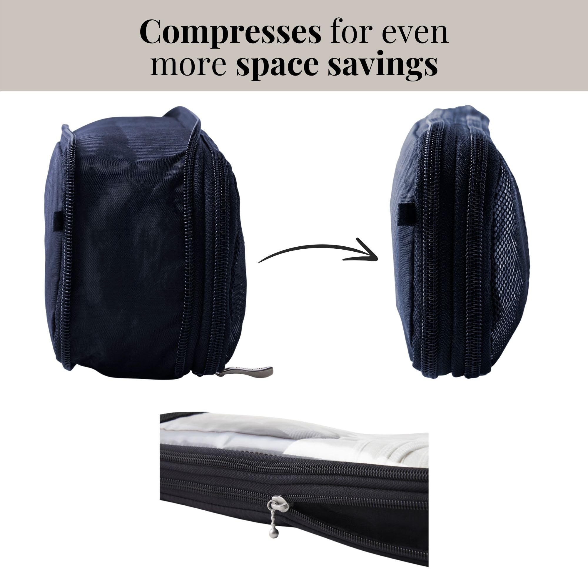 Baggallini Long Compression Cube - Lightweight Compression Packing Cube for Travel - Image 2