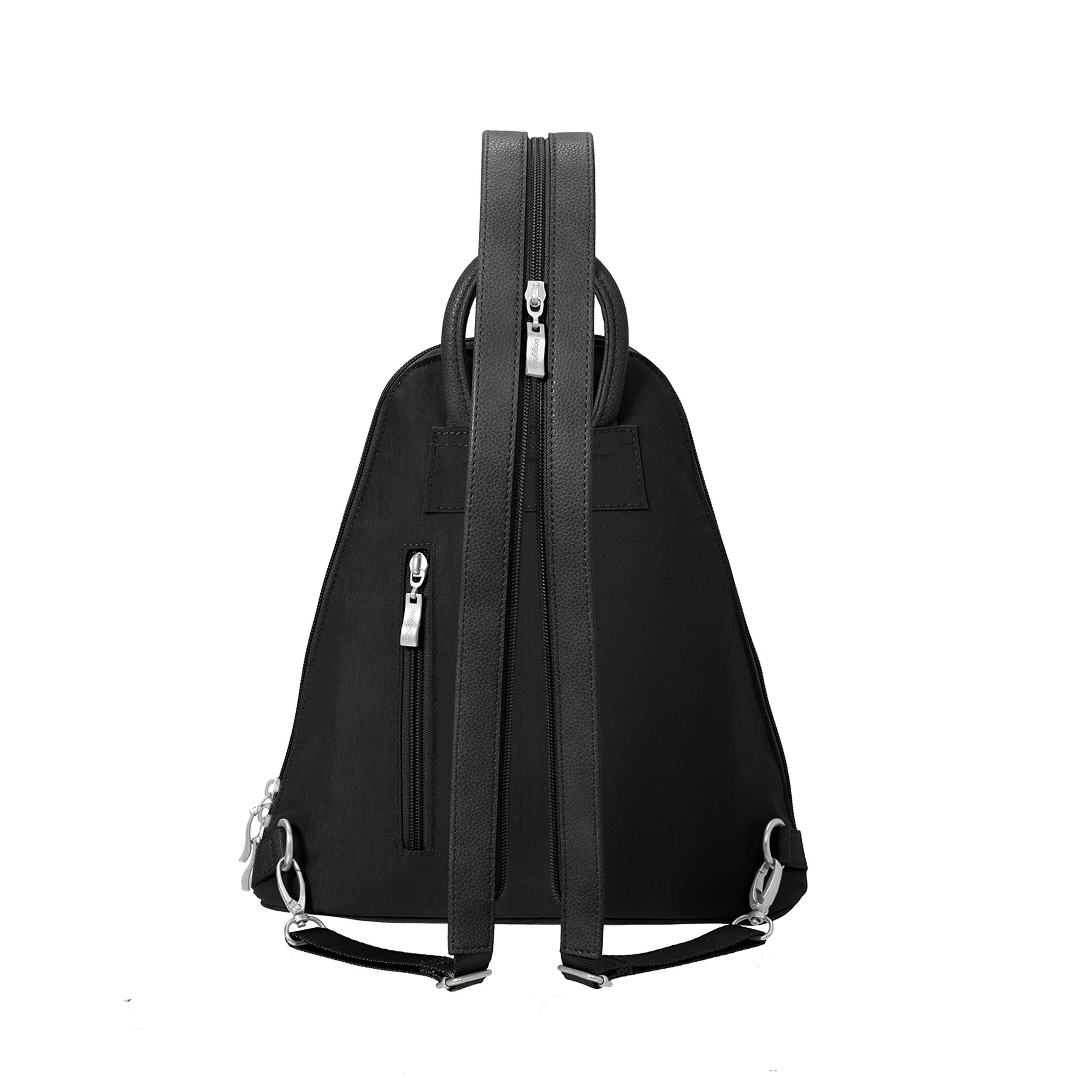Baggallini Metro Backpack with RFID Phone Wristlet - 9x11 Convertible Sling Bag for Women with Adjustable Shoulder Straps - Image 8