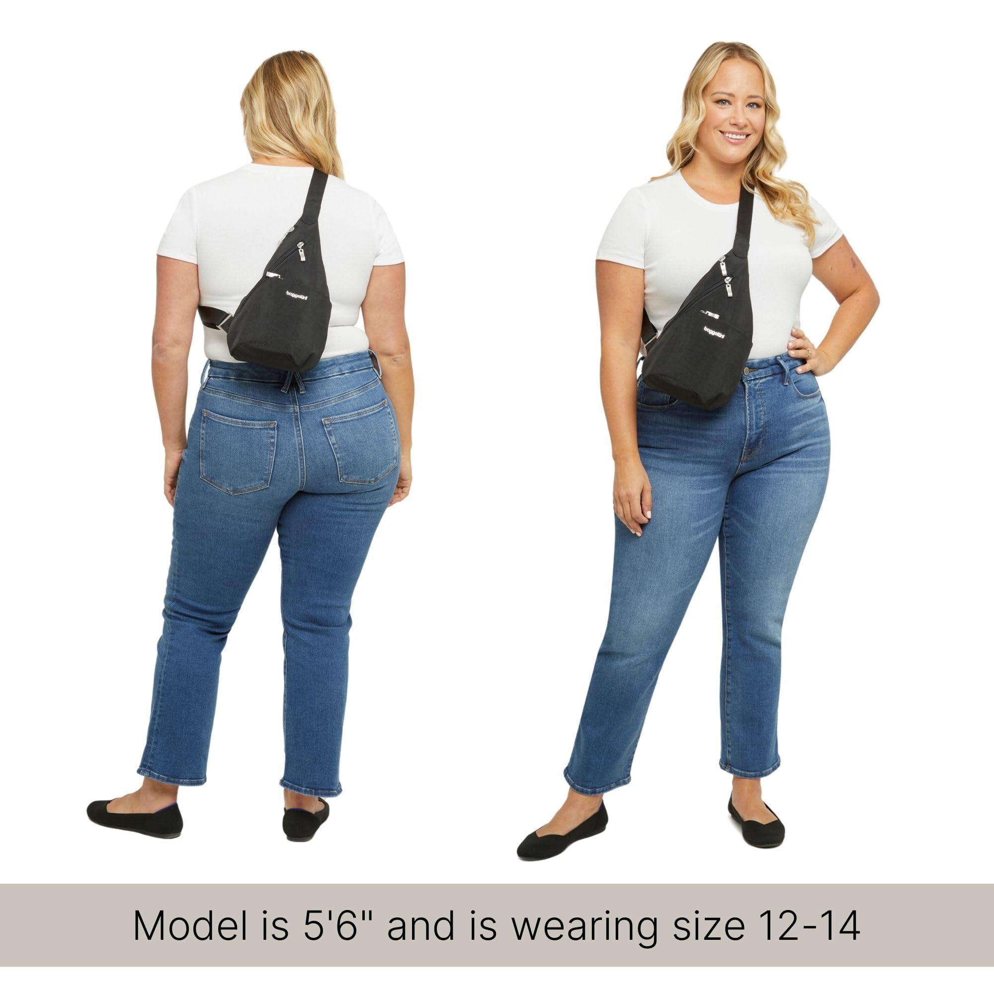 Baggallini Mini Sling - 12x7 Sling Crossbody Bag Backpack with Adjustable Shoulder Strap - Image 4