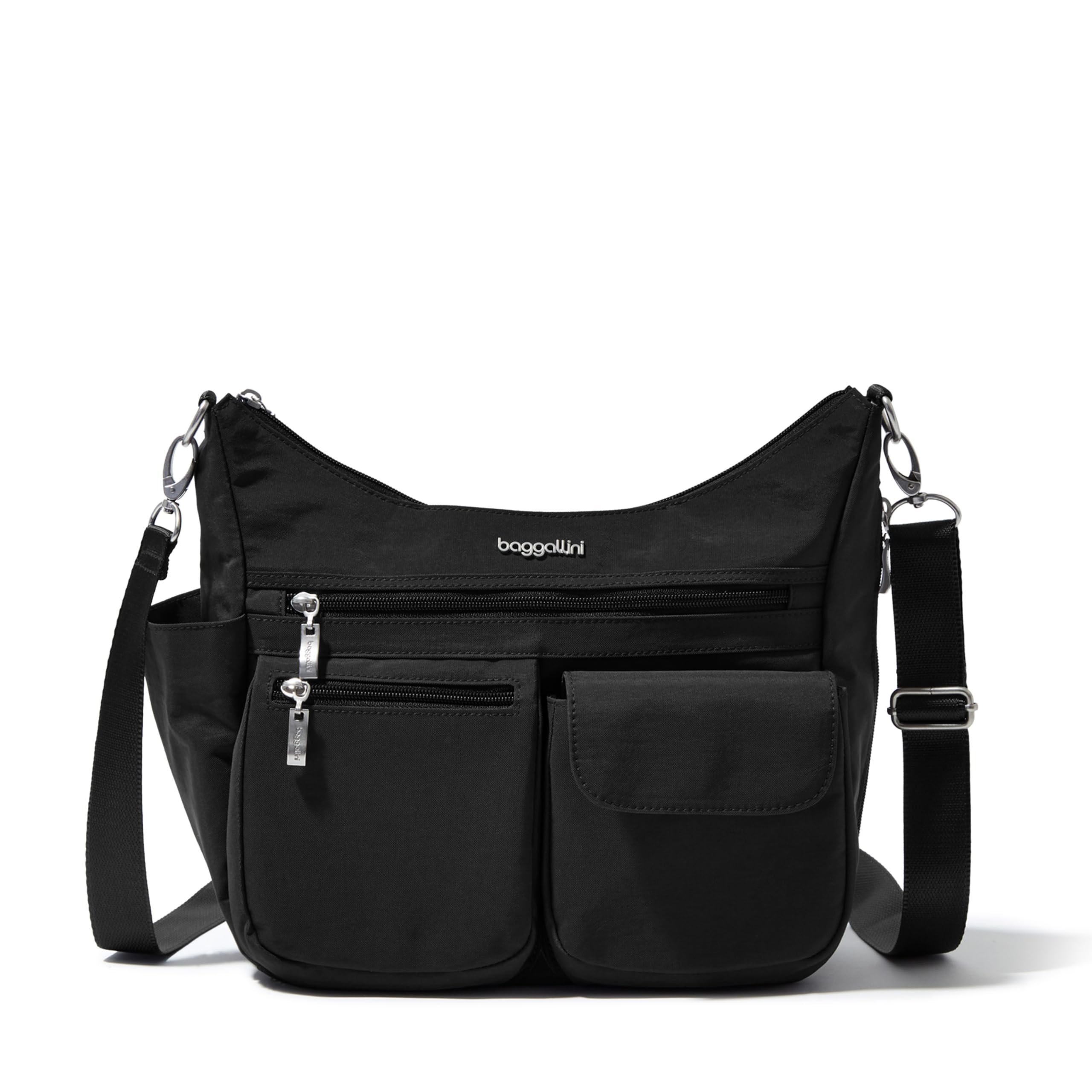 Baggallini Modern Everywhere Crossbody Bag for Women 11x9x4.5 Rfid Hobo Bag - Image 11