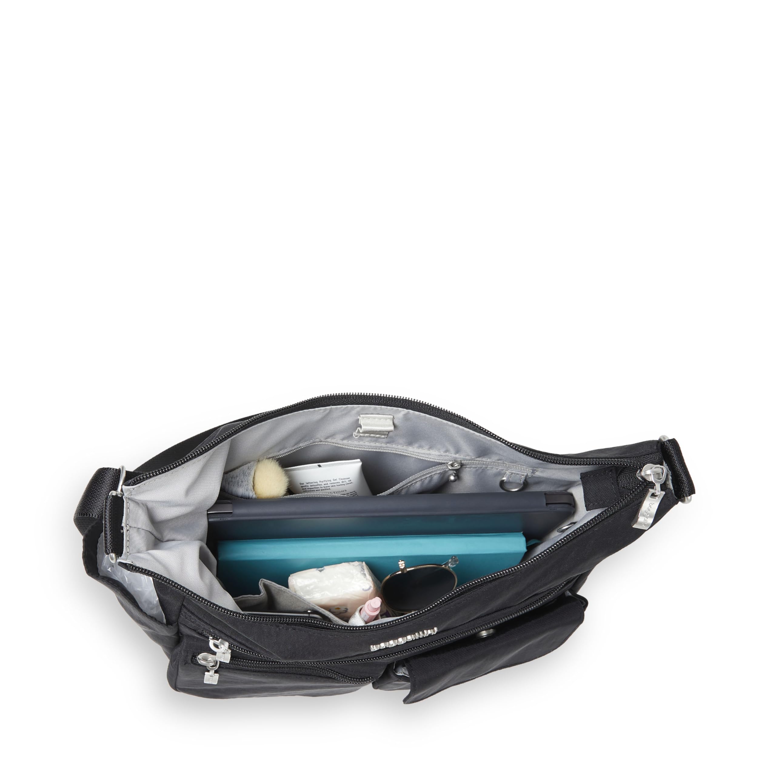 Baggallini Modern Everywhere Crossbody Bag for Women 11x9x4.5 Rfid Hobo Bag - Image 13
