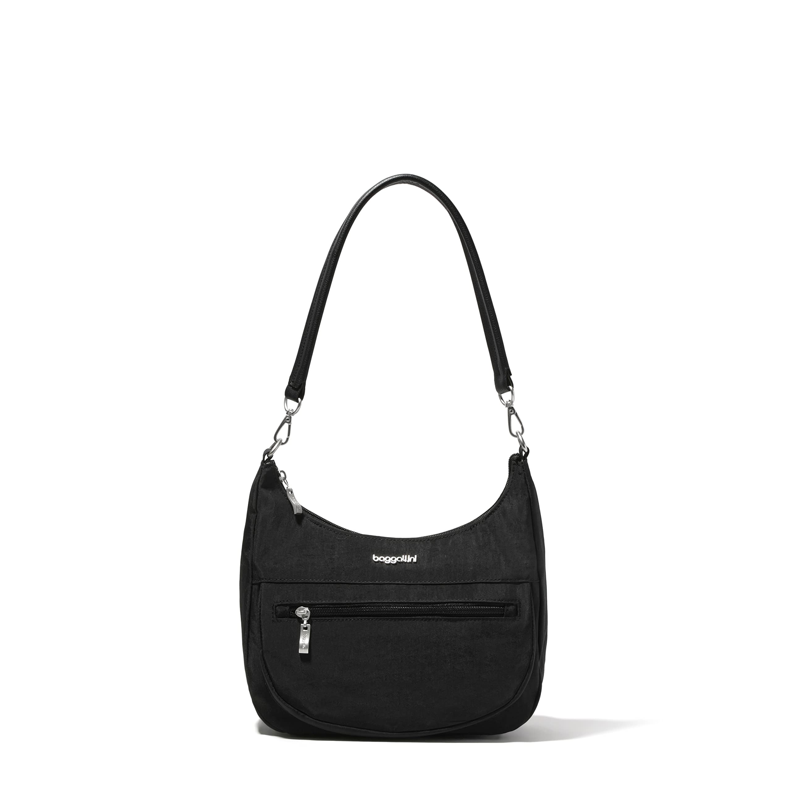 Baggallini Modern Pocket Half Moon 11"x10.5" Shoulder Women W/Replaceable Straps Converts to Crossbody Bag - Image 10
