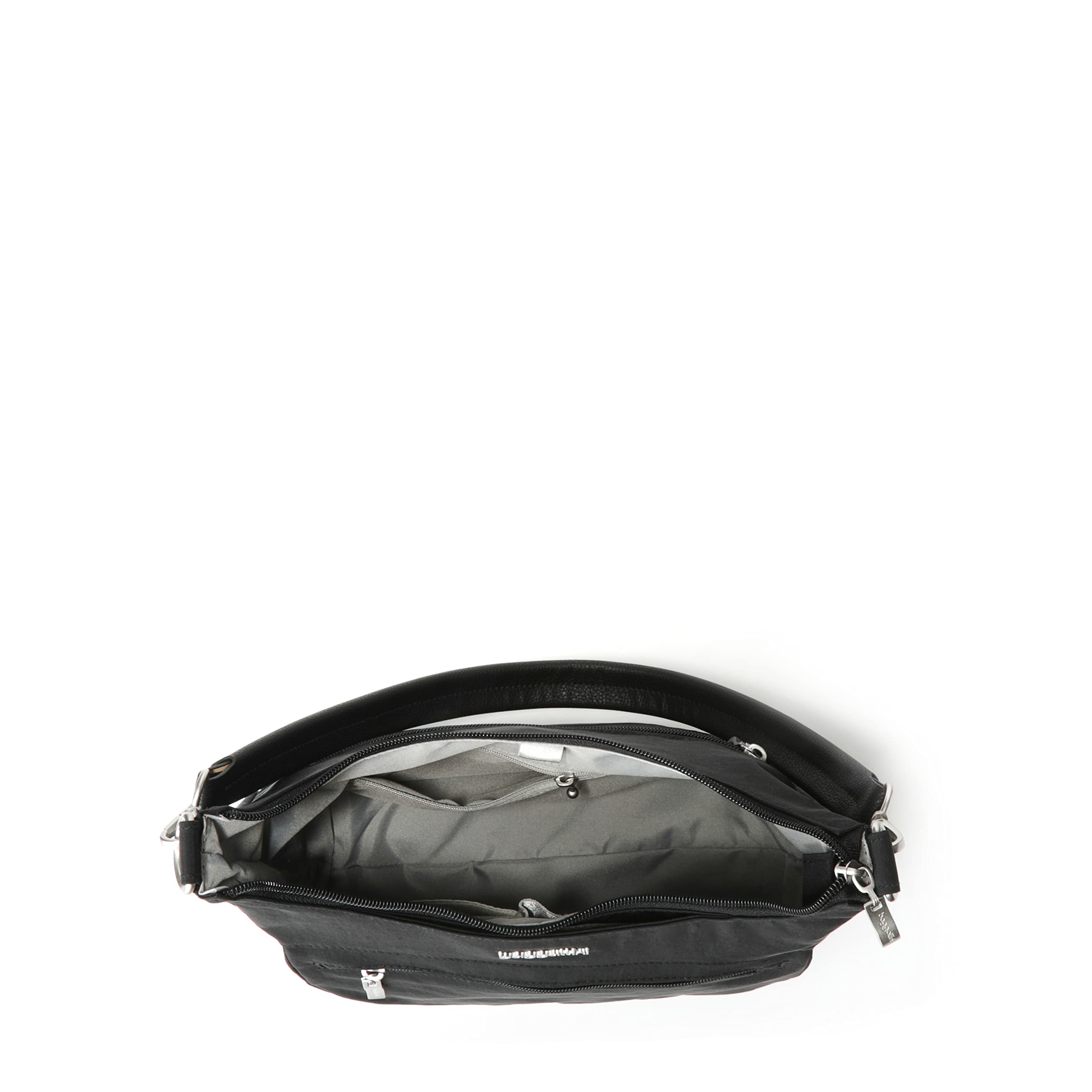 Baggallini Modern Pocket Half Moon 11"x10.5" Shoulder Women W/Replaceable Straps Converts to Crossbody Bag - Image 9