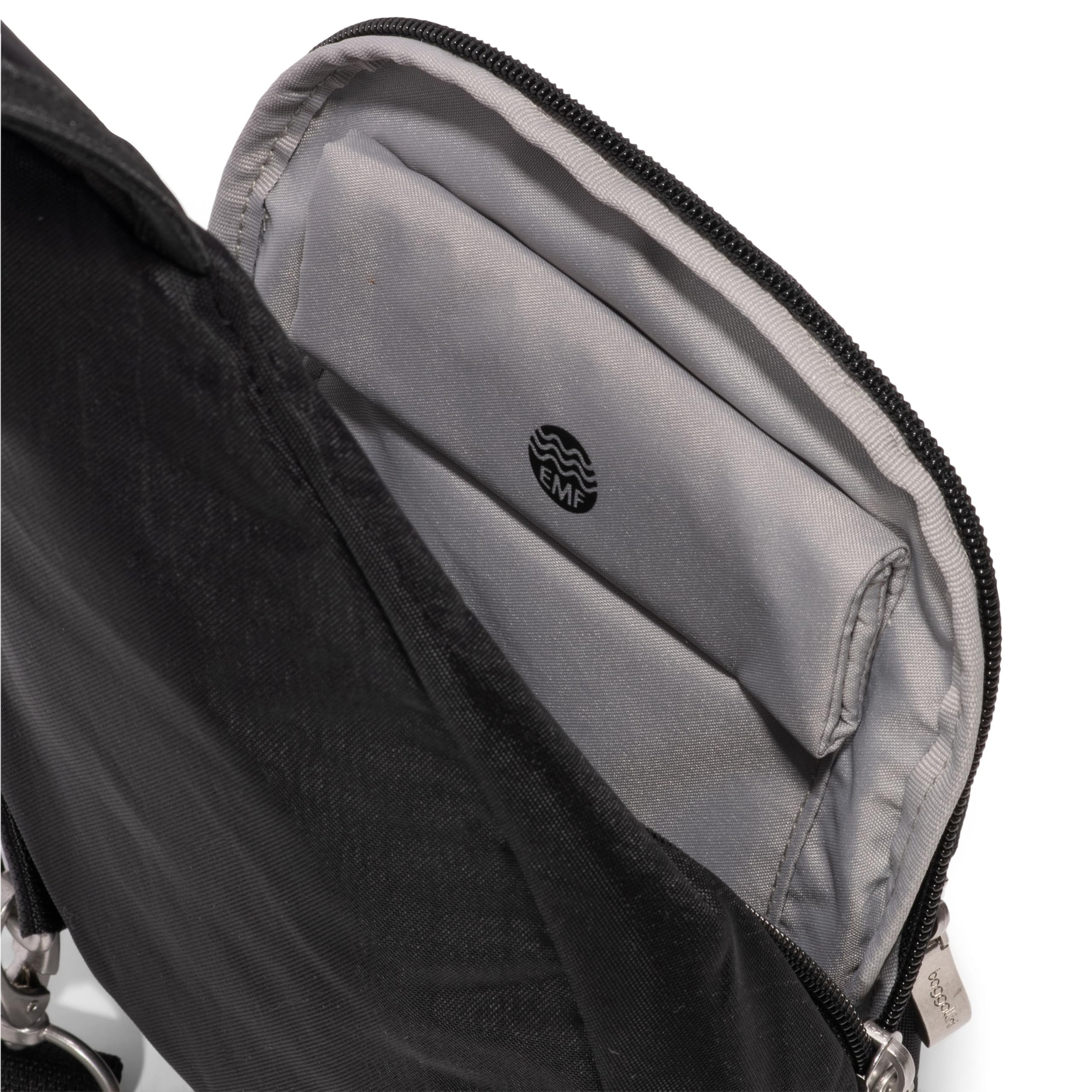 Baggallini Modern Sling Bag w/EMF Blocking Pouch - Lightweight 12"x7" Crossbody Sling Backpack w/RFID Protection - Image 6