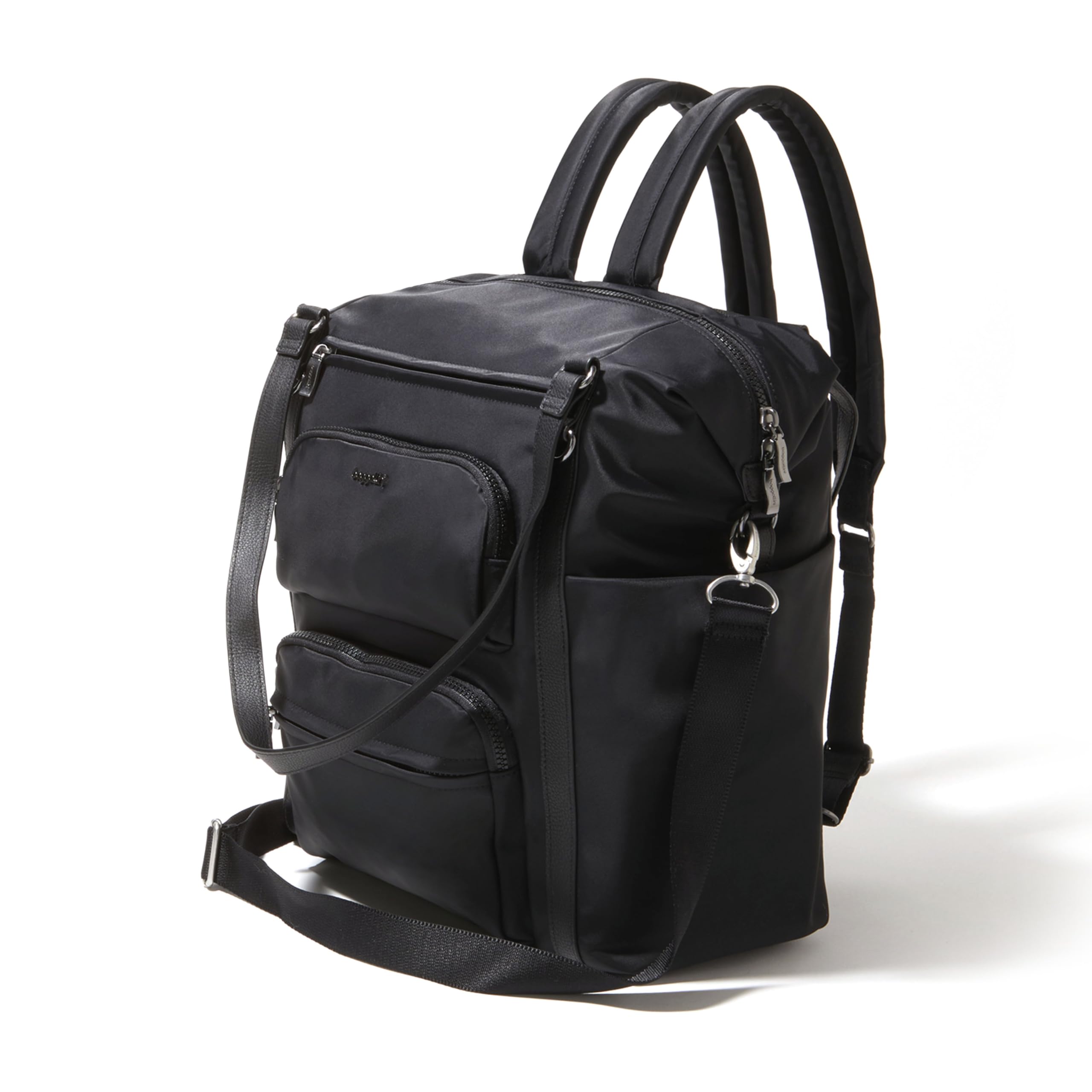 Baggallini Nolita Convertible Backpack - 11x14” Travel Backpack Shoulder Tote Crossbody Bag w/RFID Tech, Luggage Sleeve & Laptop Pocket - Image 6