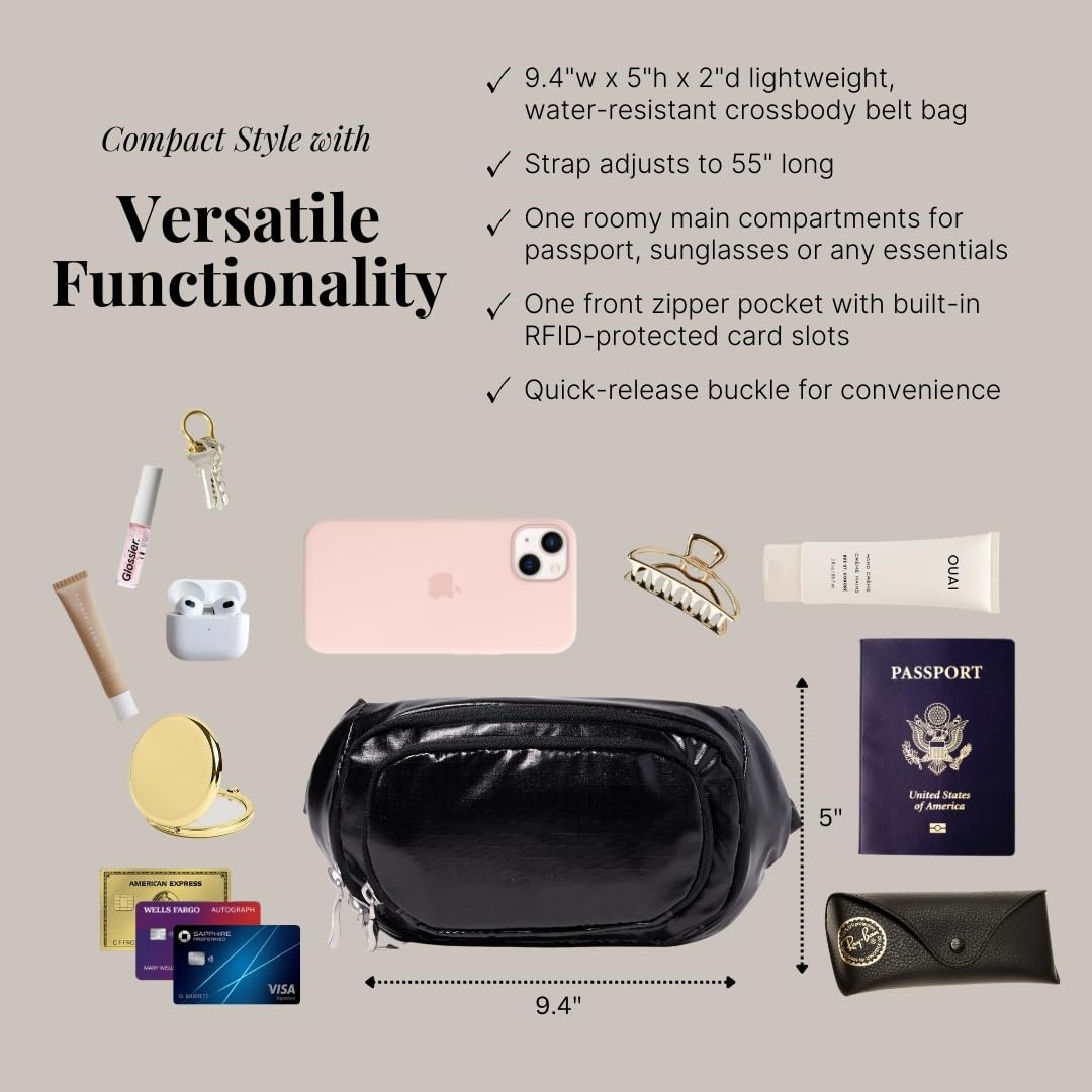 Baggallini On the Go Belt Bag Waist Pack - Image 4