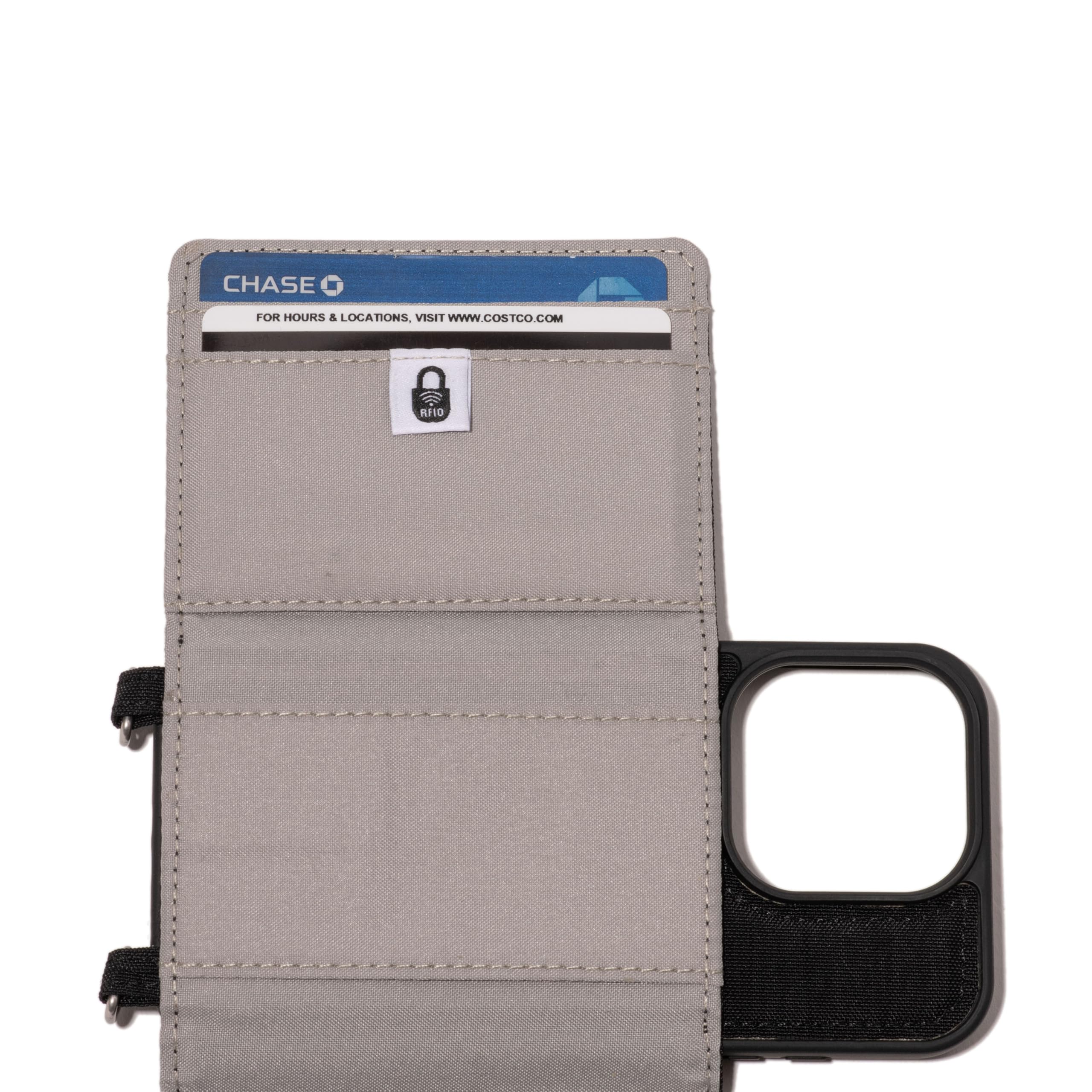 Baggallini On The Go iPhone Card Case Crossbody - Lightweight iPhone Case Designed for iPhone 13, iPhone 14, iPhone 15 and iPhone 15 Pro - Image 5