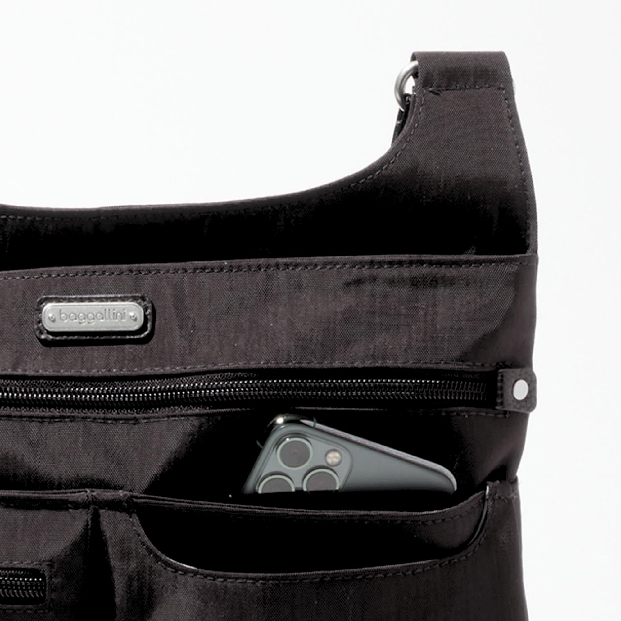 Baggallini On Track Crossbody with RFID Phone Wristlet - Image 5