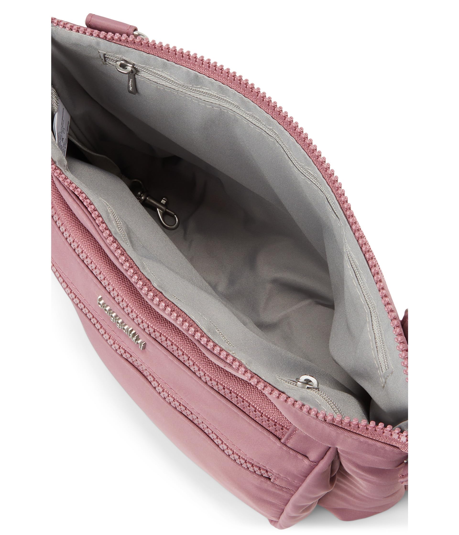 Baggallini Pocket Belt Bag and Crossbody Bag for Women, 11"x6.5" Convertible Crossbody & Fanny Pack w/Replacable Straps - Image 3