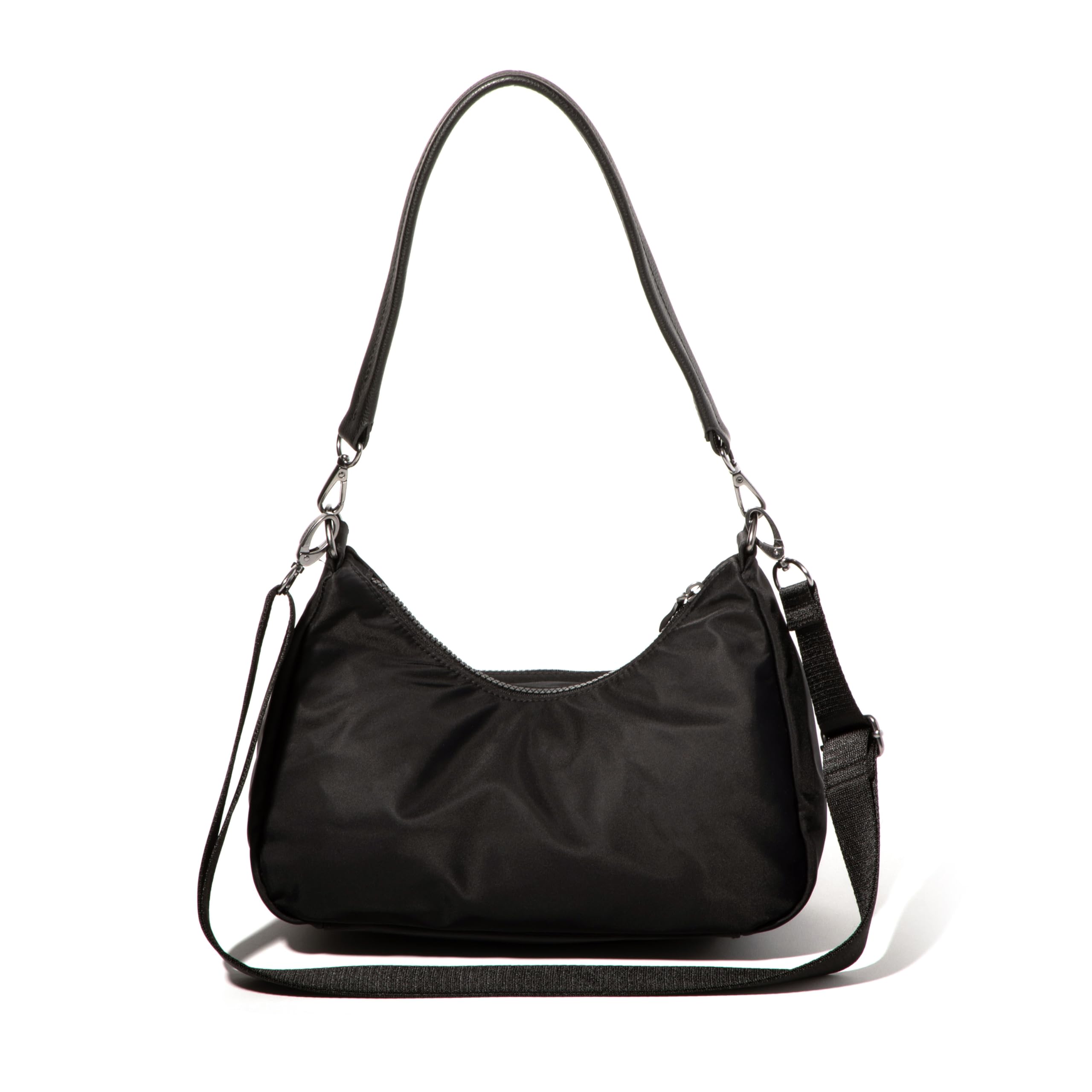 Baggallini Savannah Crossbody 12"x8" w/RFID Card Holder, Vegan Leather Shoulder Strap Convertible Crossbody for Women - Image 3