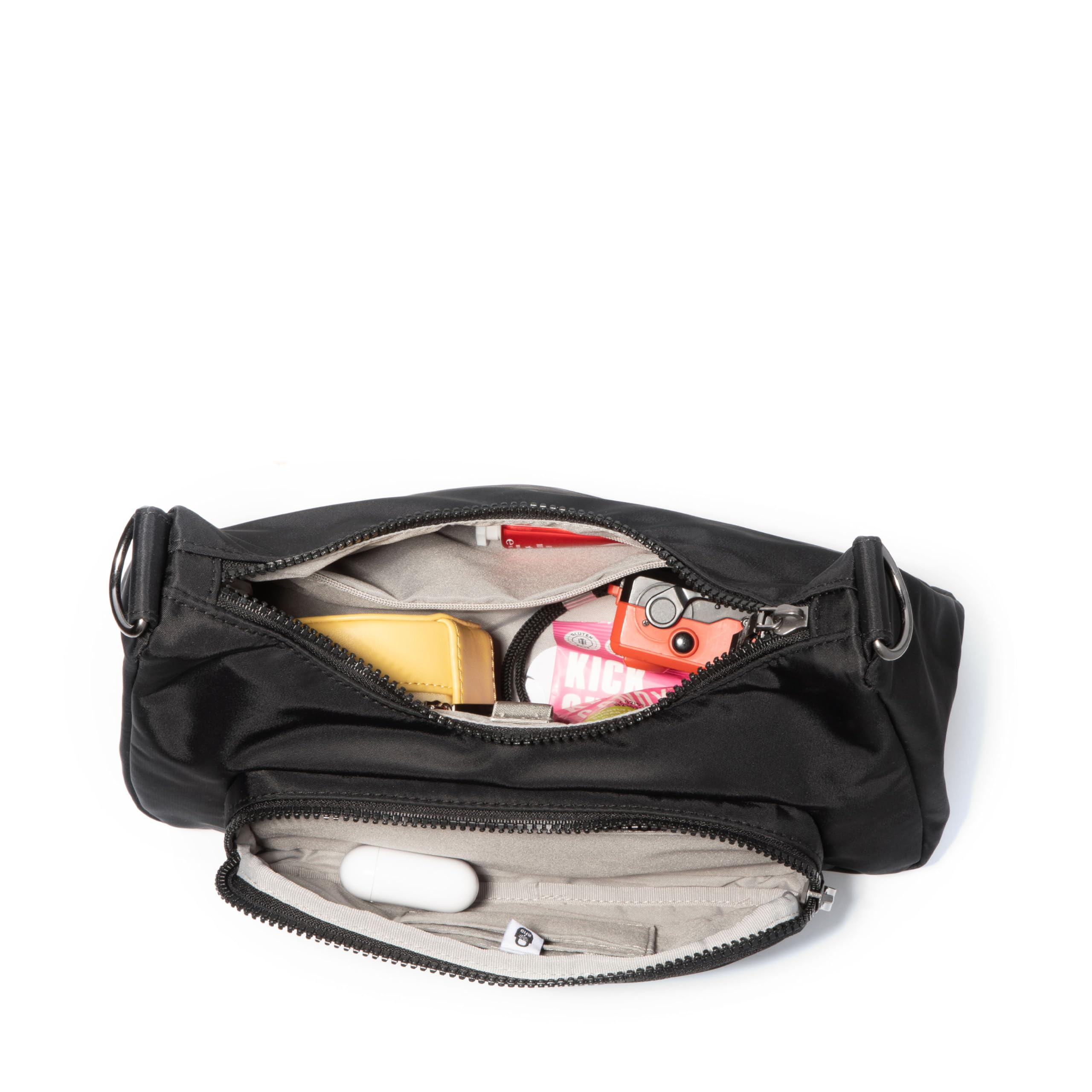 Baggallini Savannah Crossbody 12"x8" w/RFID Card Holder, Vegan Leather Shoulder Strap Convertible Crossbody for Women - Image 7