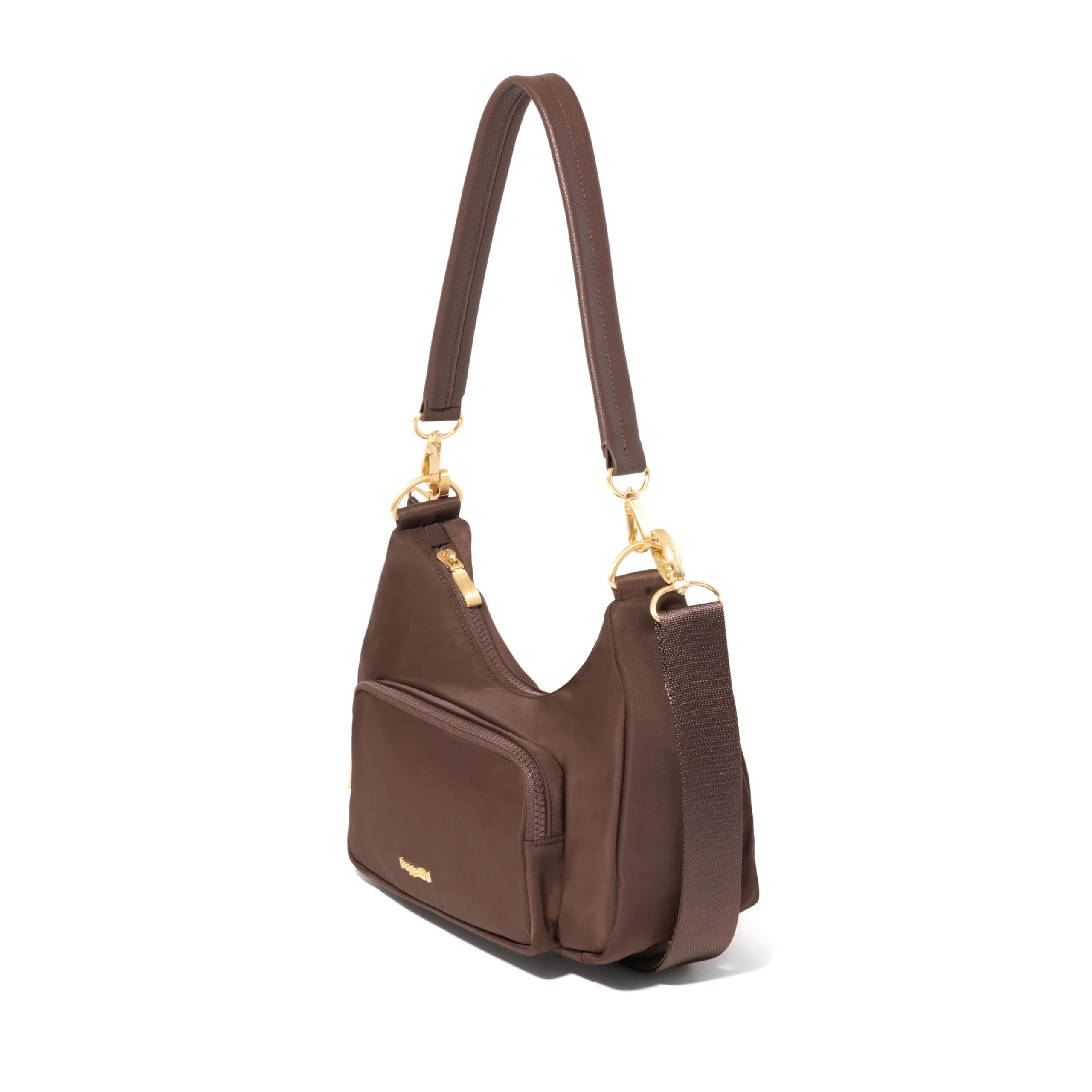 Baggallini Savannah Crossbody 12"x8" w/RFID Card Holder, Vegan Leather Shoulder Strap Convertible Crossbody for Women - Image 3