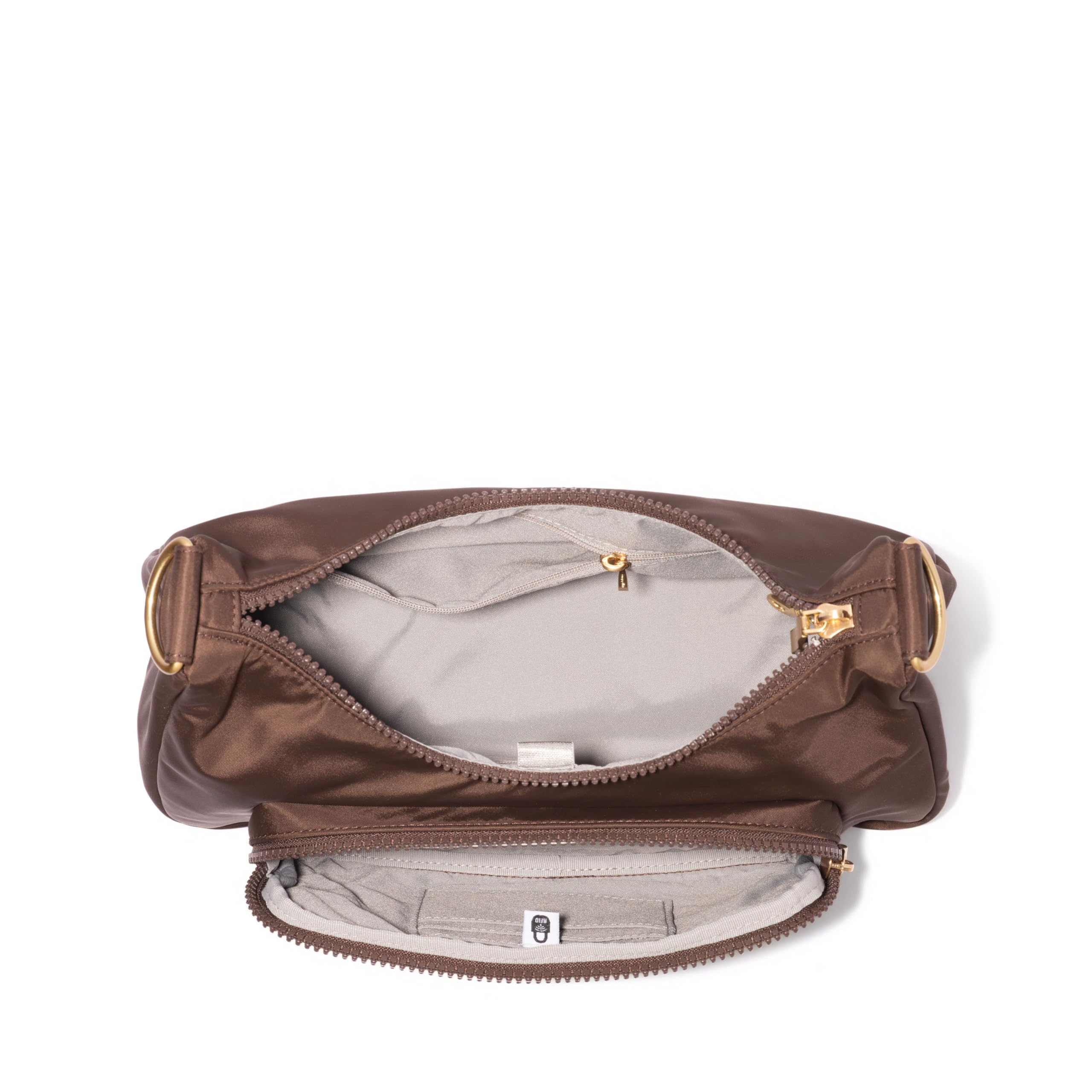 Baggallini Savannah Crossbody 12"x8" w/RFID Card Holder, Vegan Leather Shoulder Strap Convertible Crossbody for Women - Image 6