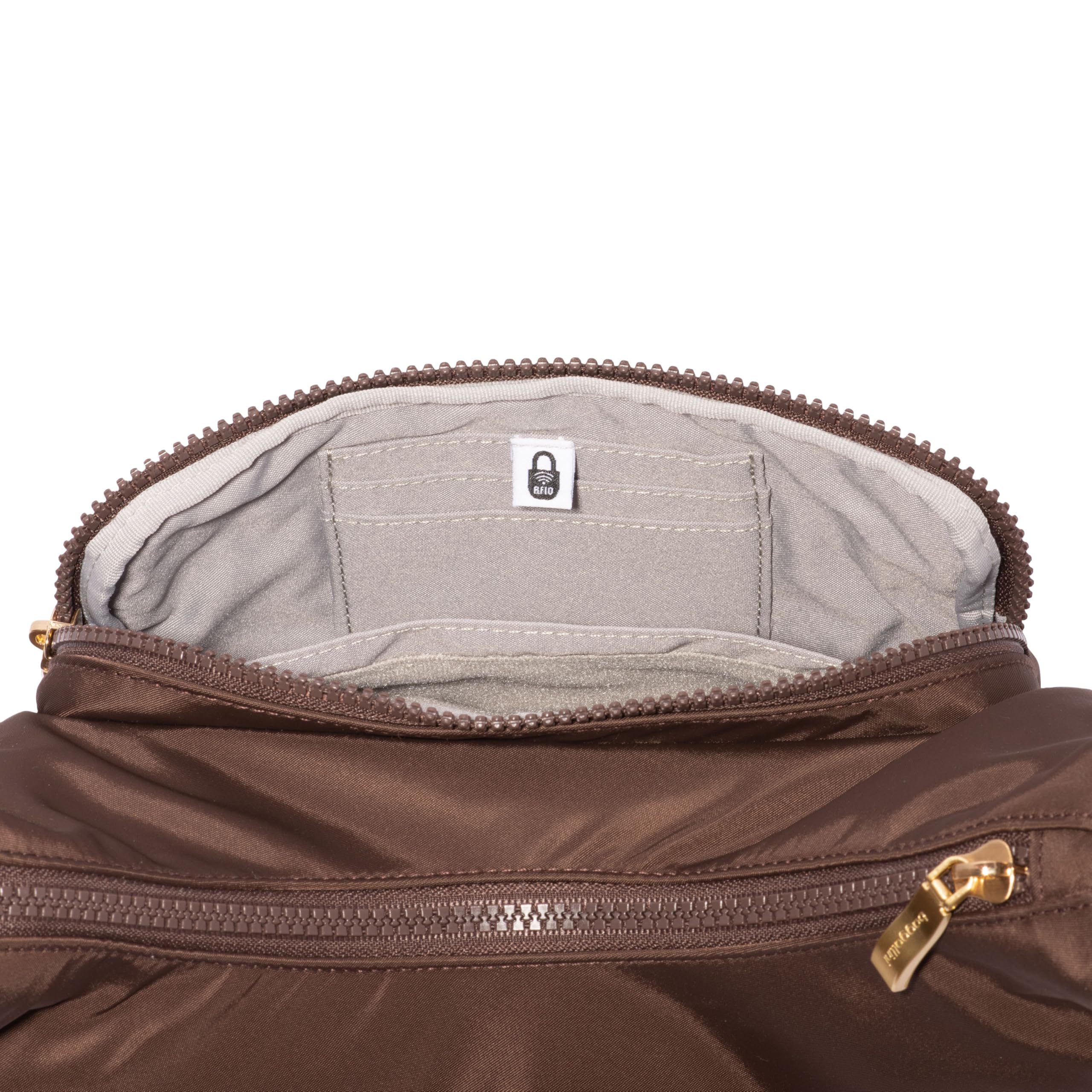 Baggallini Savannah Crossbody 12"x8" w/RFID Card Holder, Vegan Leather Shoulder Strap Convertible Crossbody for Women - Image 8