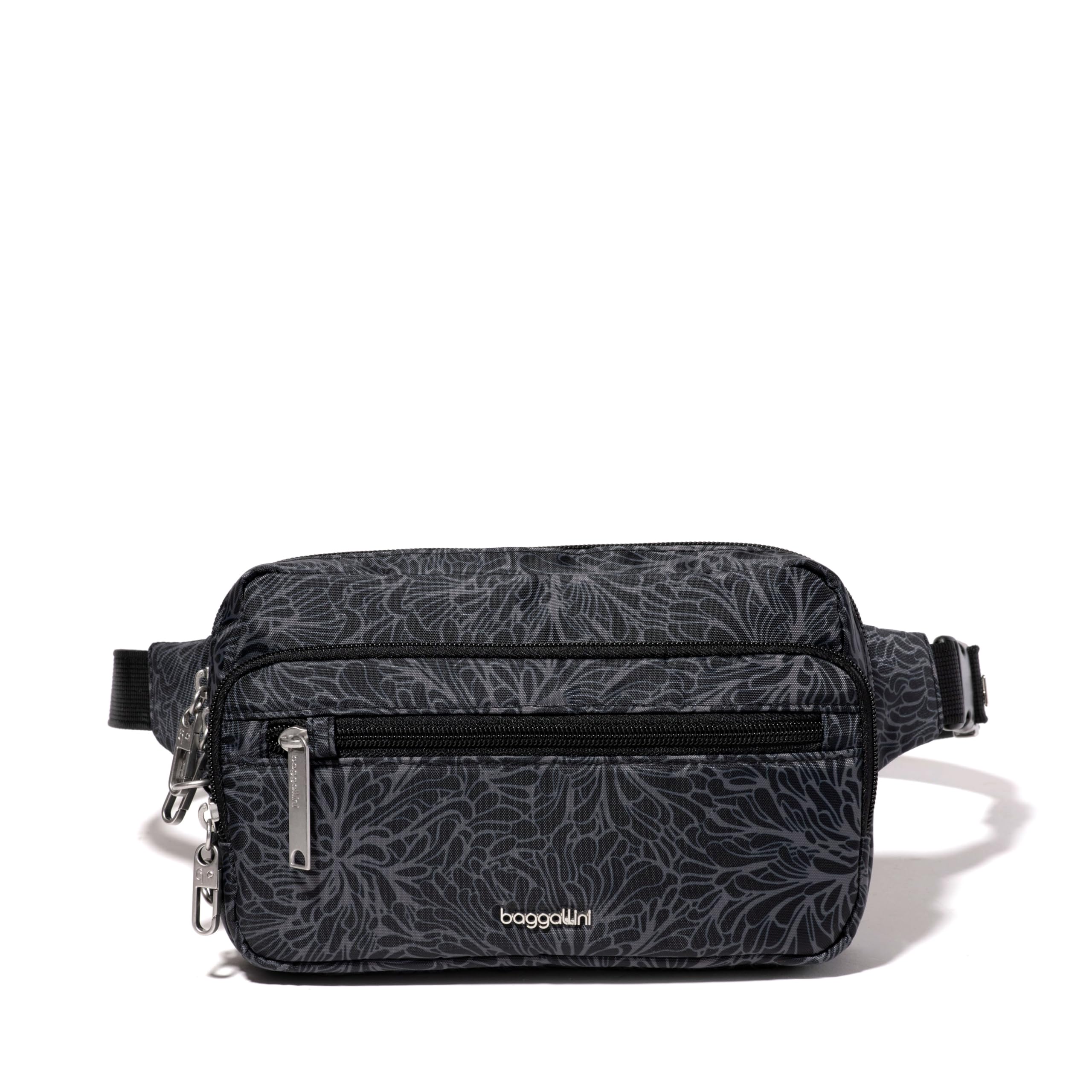 Baggallini Securtex Anti-theft Belt Bag 8.8"x5.5" Crossbody Fanny Pack for Women RFID Wallet Locking Zipper Travel Purse - Image 14