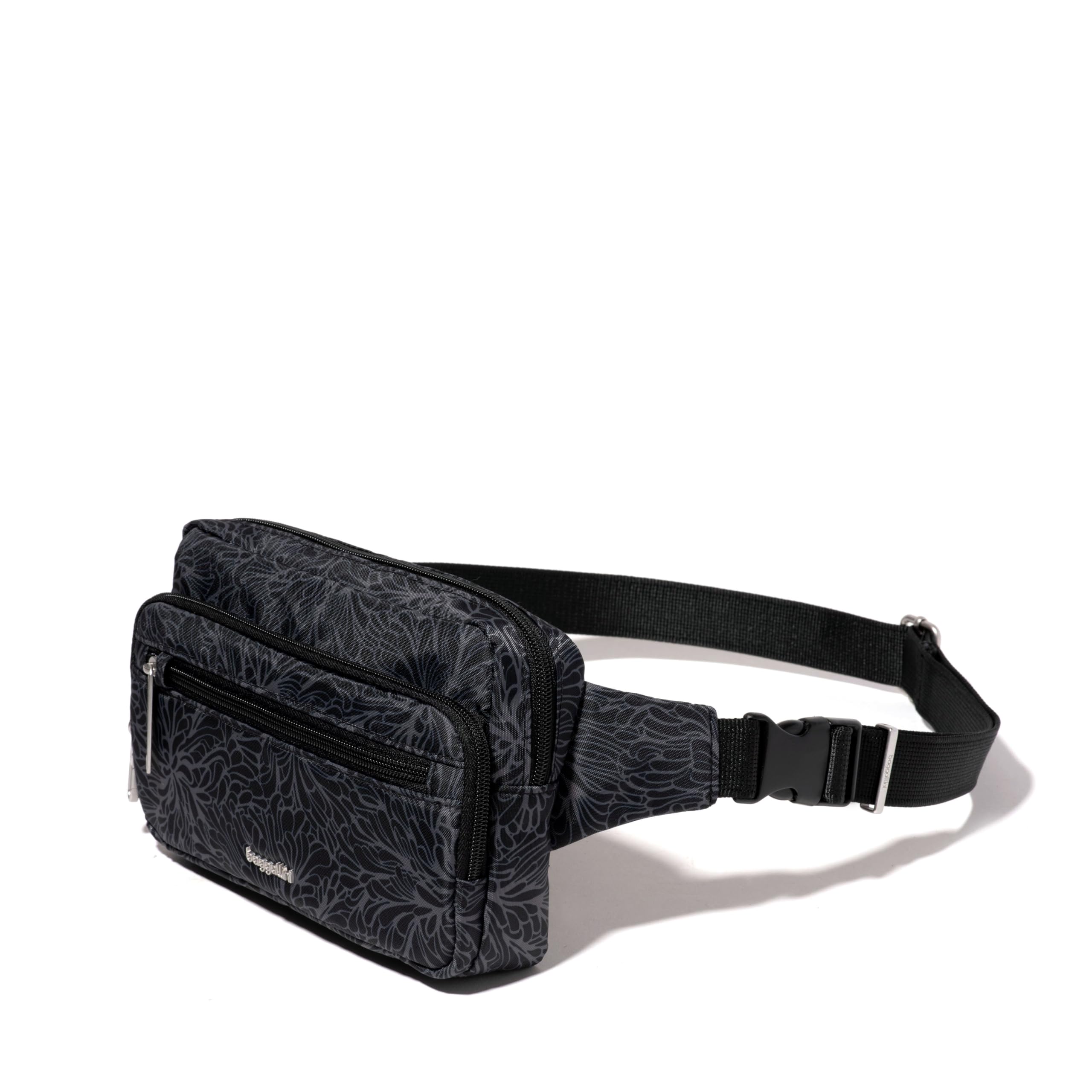 Baggallini Securtex Anti-theft Belt Bag 8.8"x5.5" Crossbody Fanny Pack for Women RFID Wallet Locking Zipper Travel Purse - Image 7