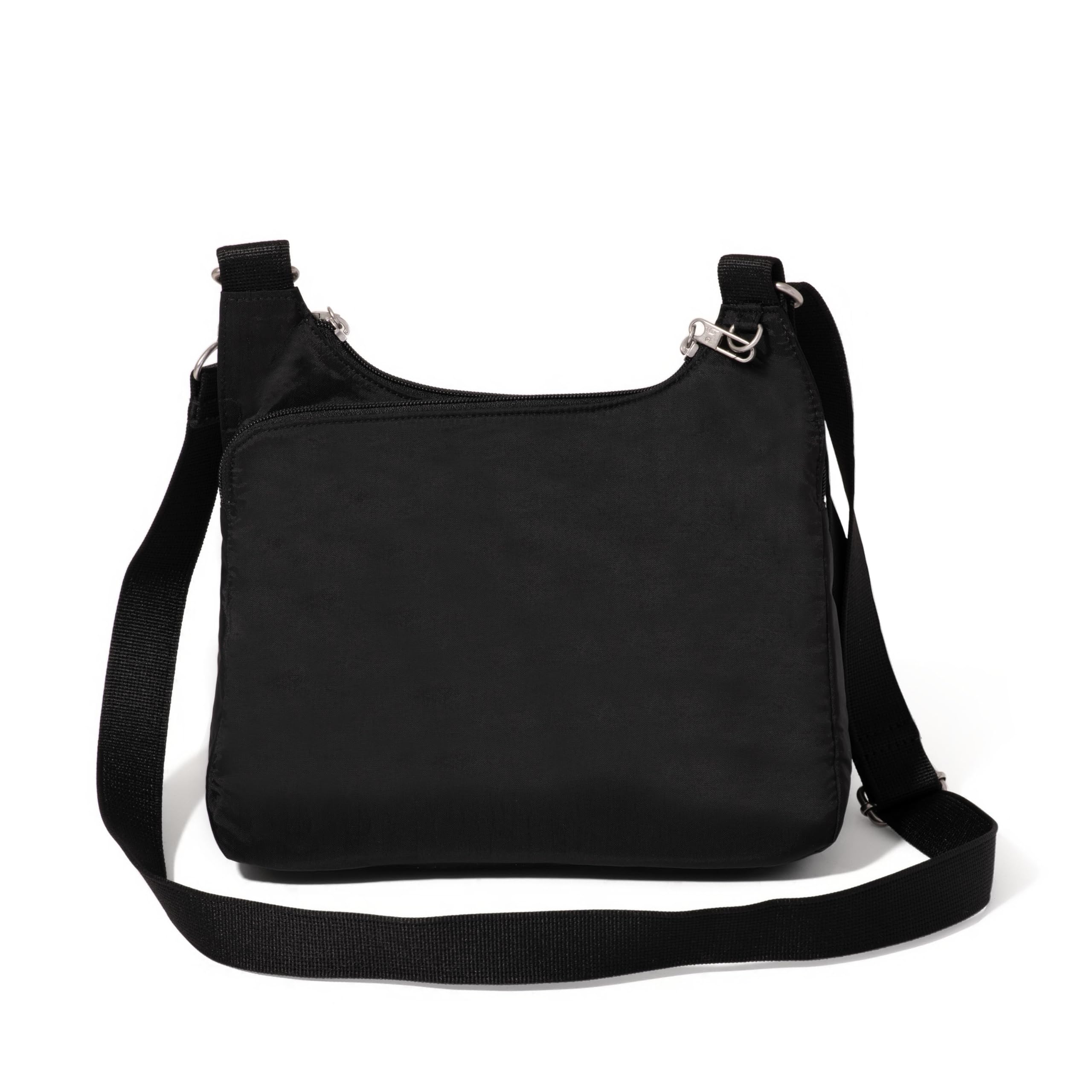 Baggallini Securtex Anti-theft Crossover Crossbody Bag 11”w X 8.5”h, Rfid, Built-in Wallet, Locking Zippers - Image 7