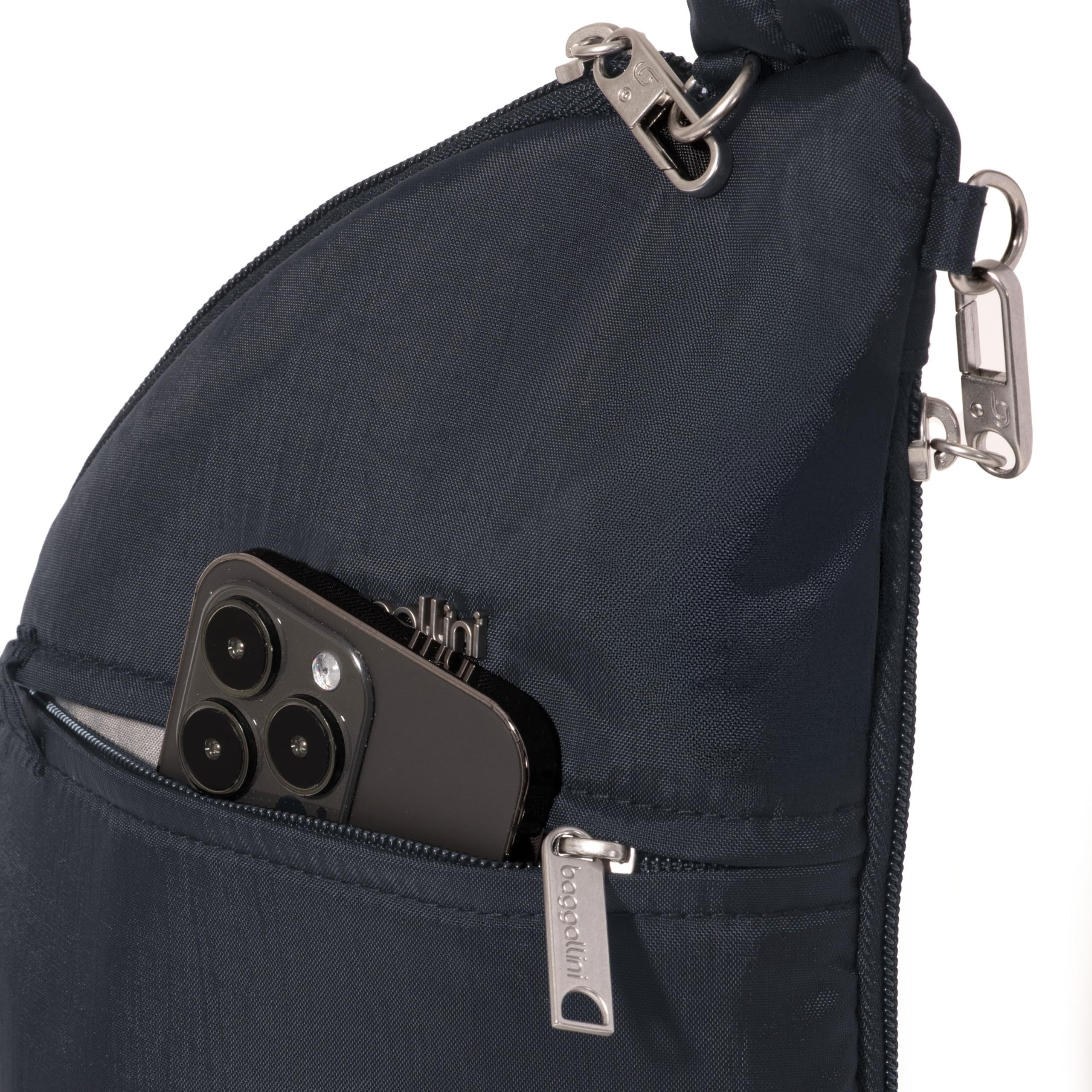 Baggallini Securtex Anti-Theft Half Moon Sling - Image 8